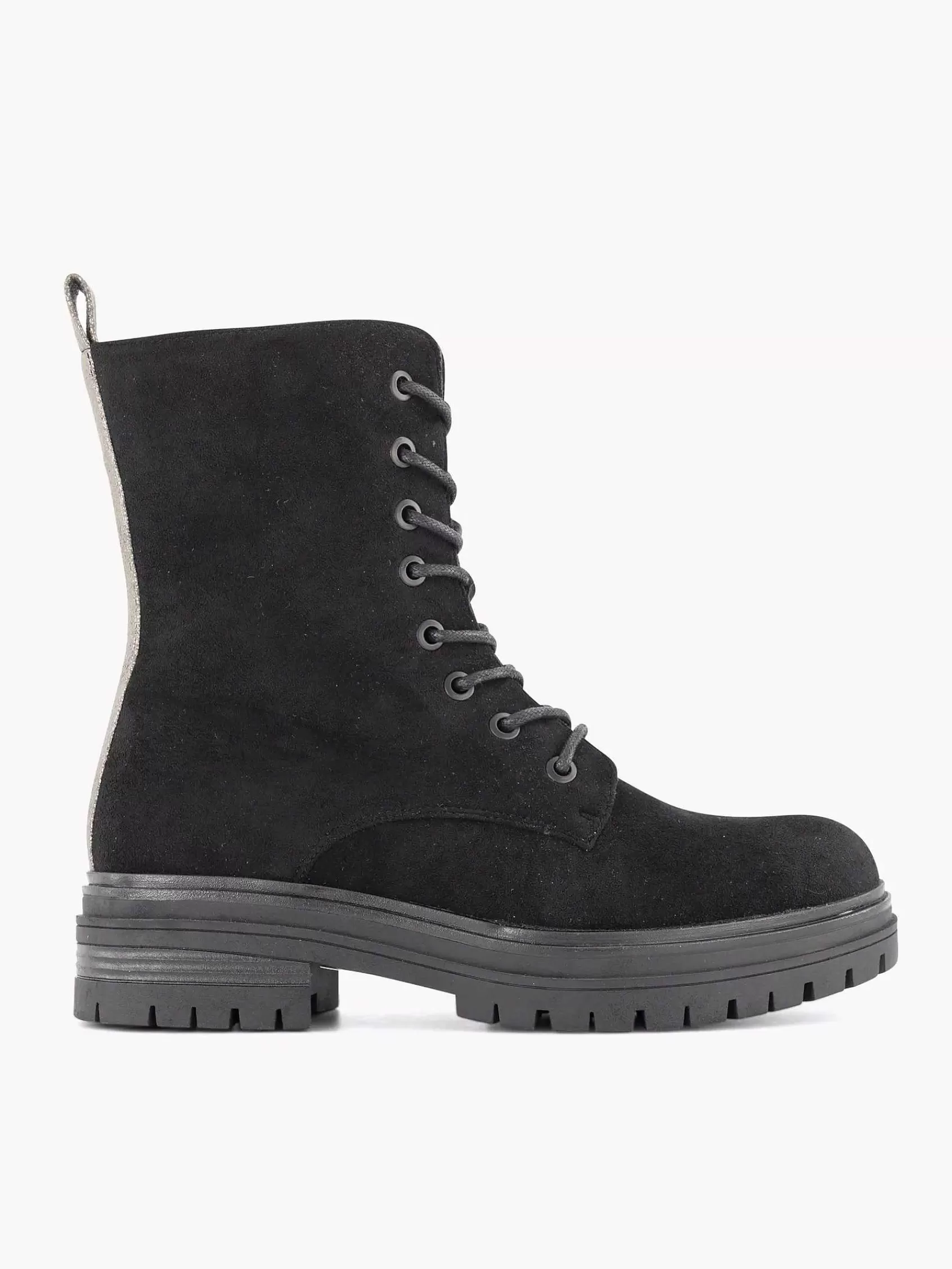 Graceland Enkellaarzen & Boots>E Veterboot Zwart