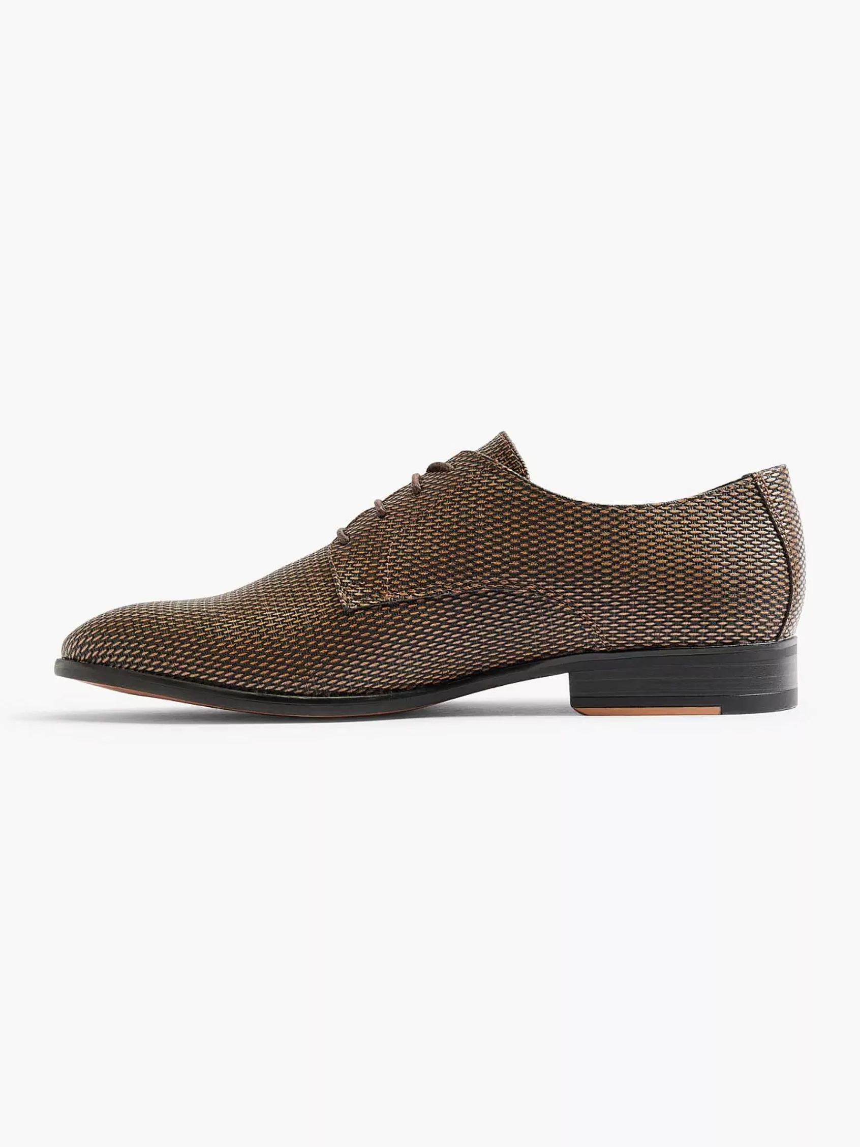 AM SHOE Geklede Schoenen>E Veterschoen Print Bruin