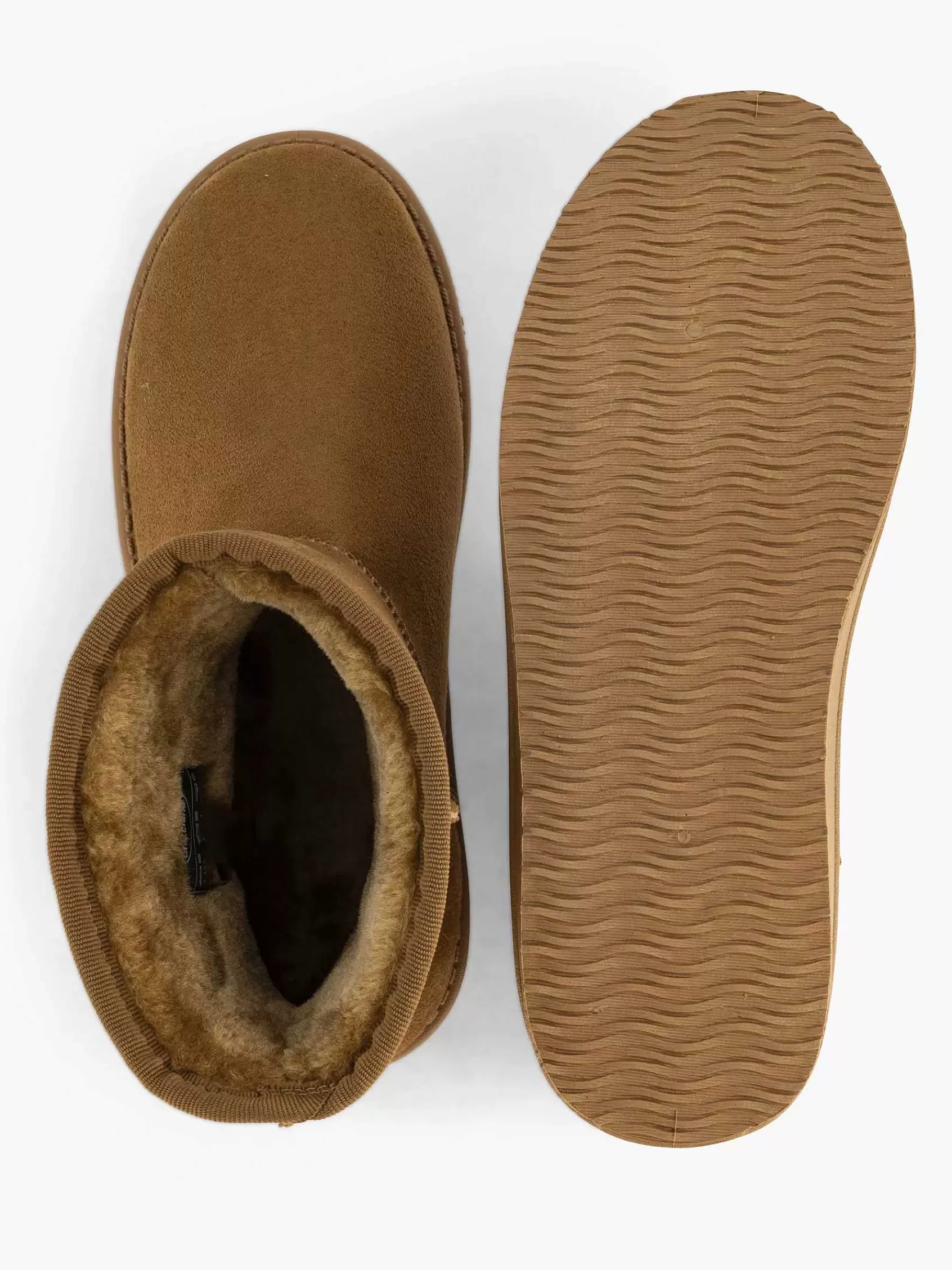 Graceland Enkellaarzen & Boots>Enkelboot Gevoerd Camel