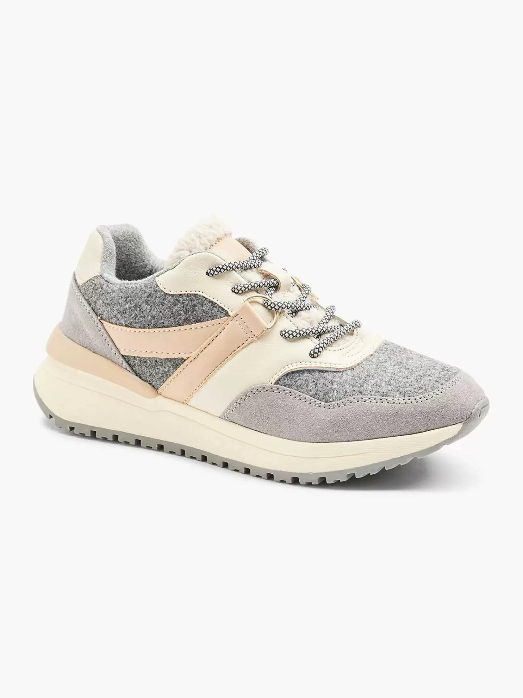 Oxmox Sneakers>Grijze Chunky Sneaker Grijs