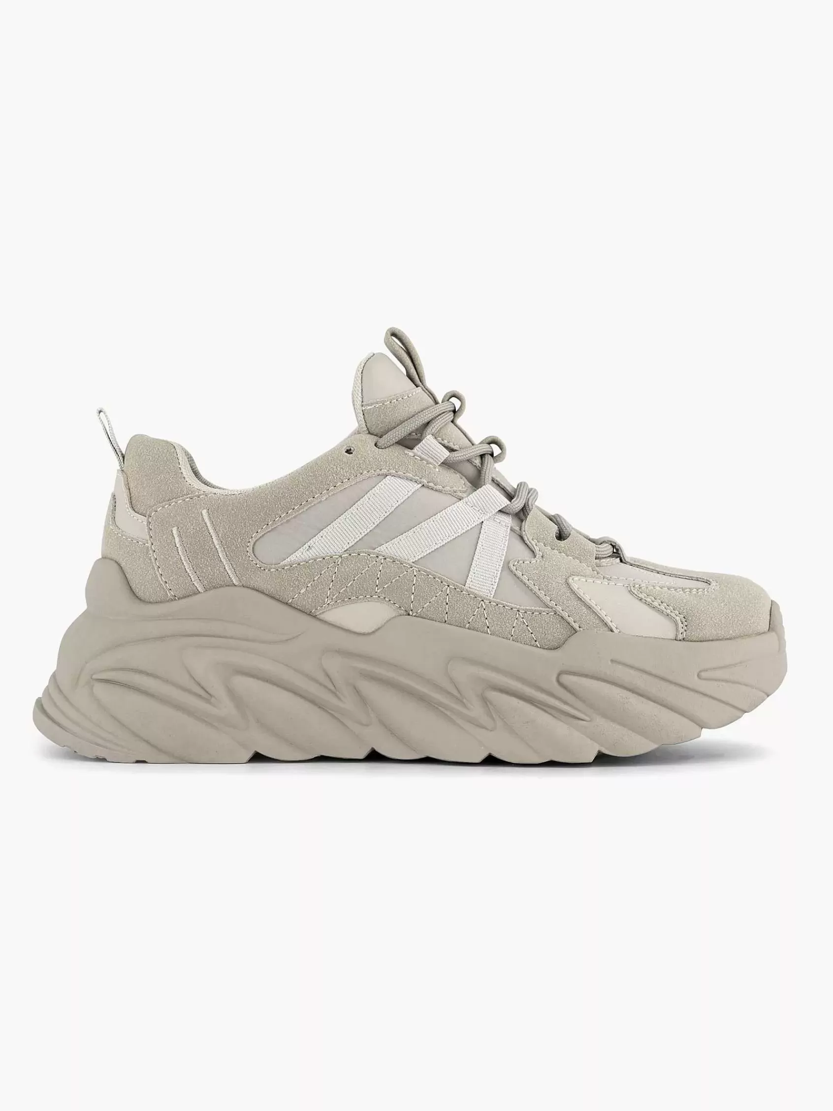 Oxmox Sneakers>Grijze Chunky Sneaker Grijs