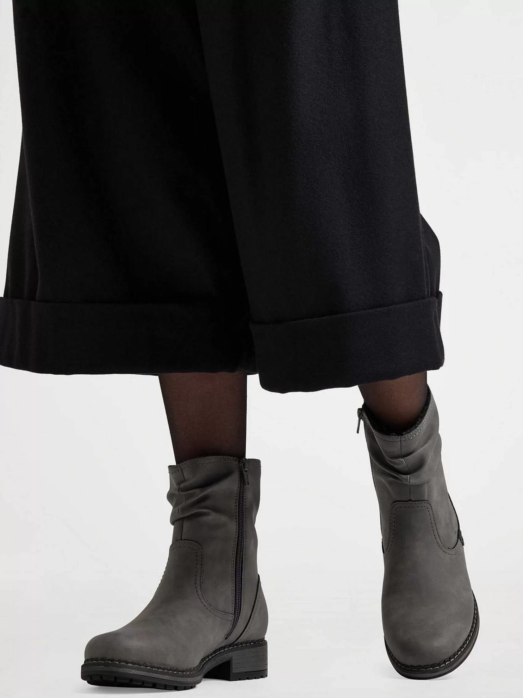 Easy Street Comfort>Grijze Enkelboot Grijs