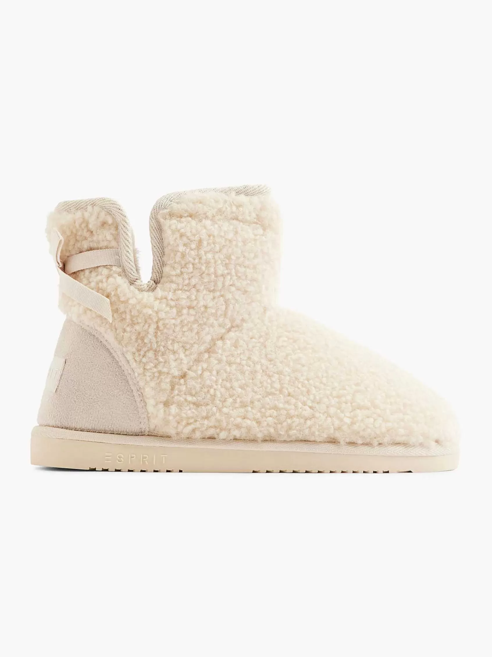 Esprit Pantoffels>Grijze Hoge Pantoffel