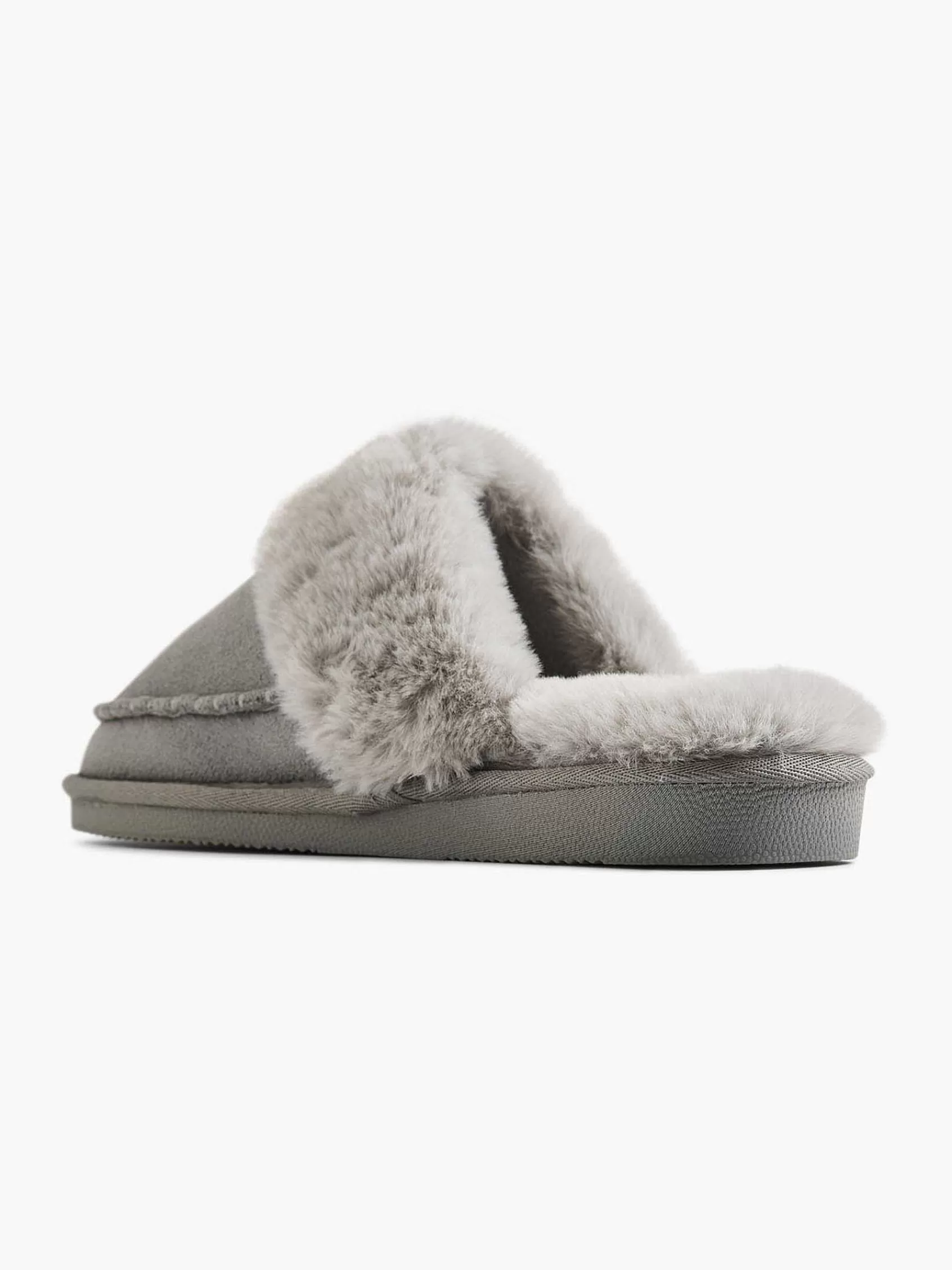 Casa mia Pantoffels>Grijze Instap Pantoffel Grijs