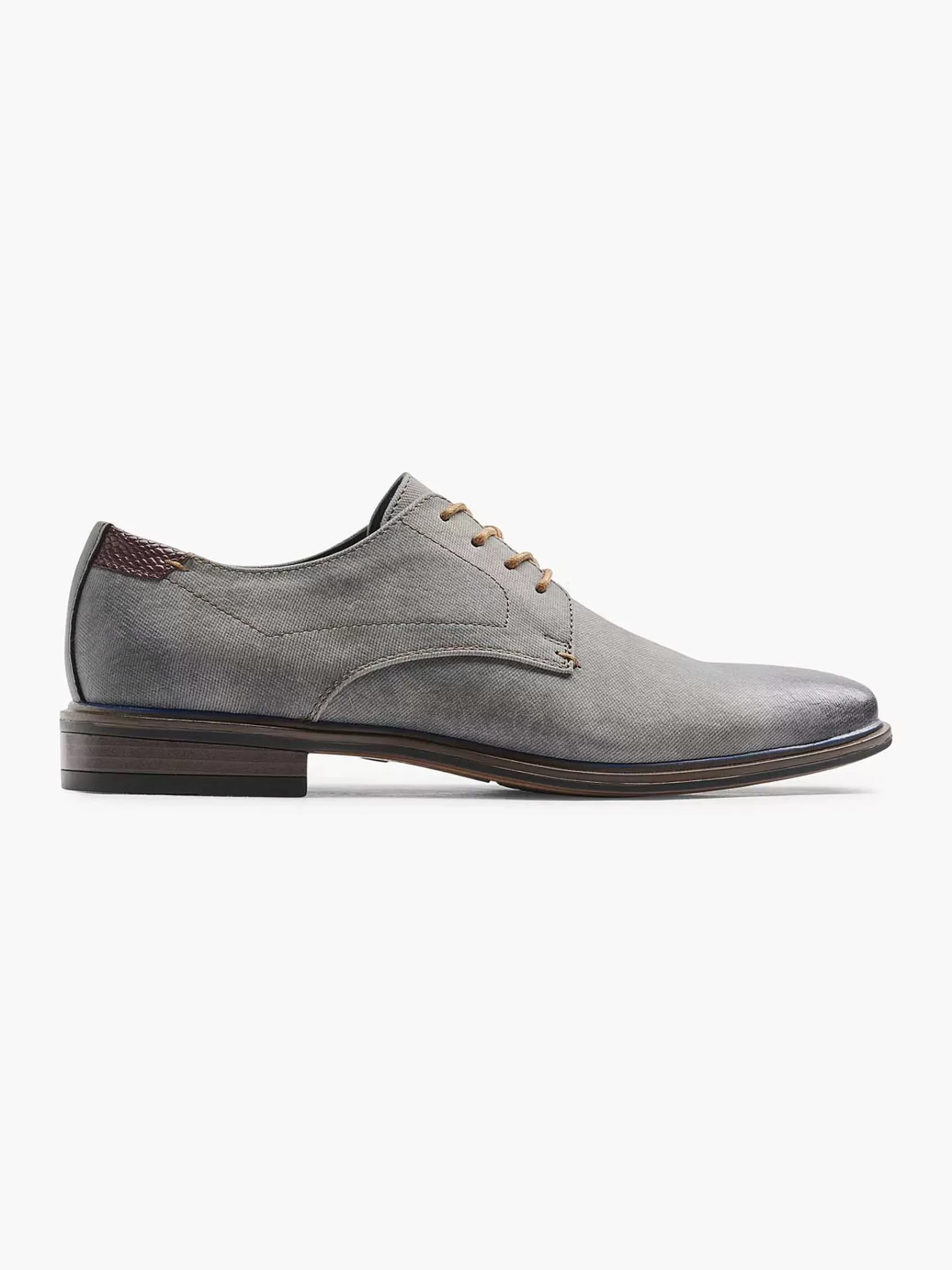 AM SHOE Geklede Schoenen>Grijze Veterschoen Grijs