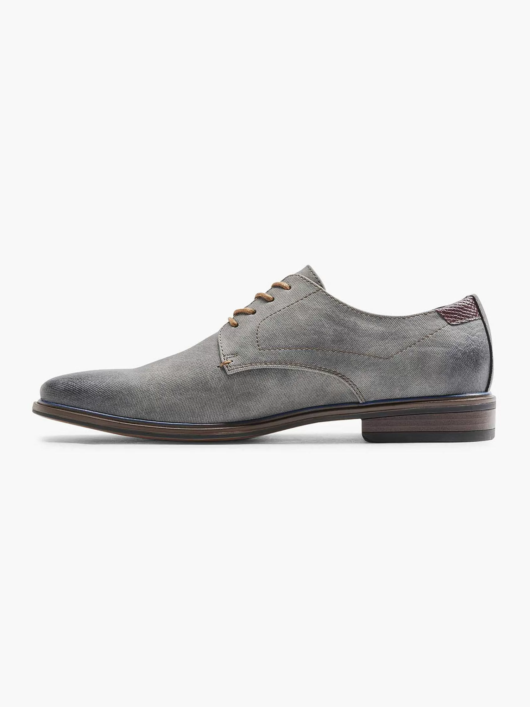 AM SHOE Geklede Schoenen>Grijze Veterschoen Grijs