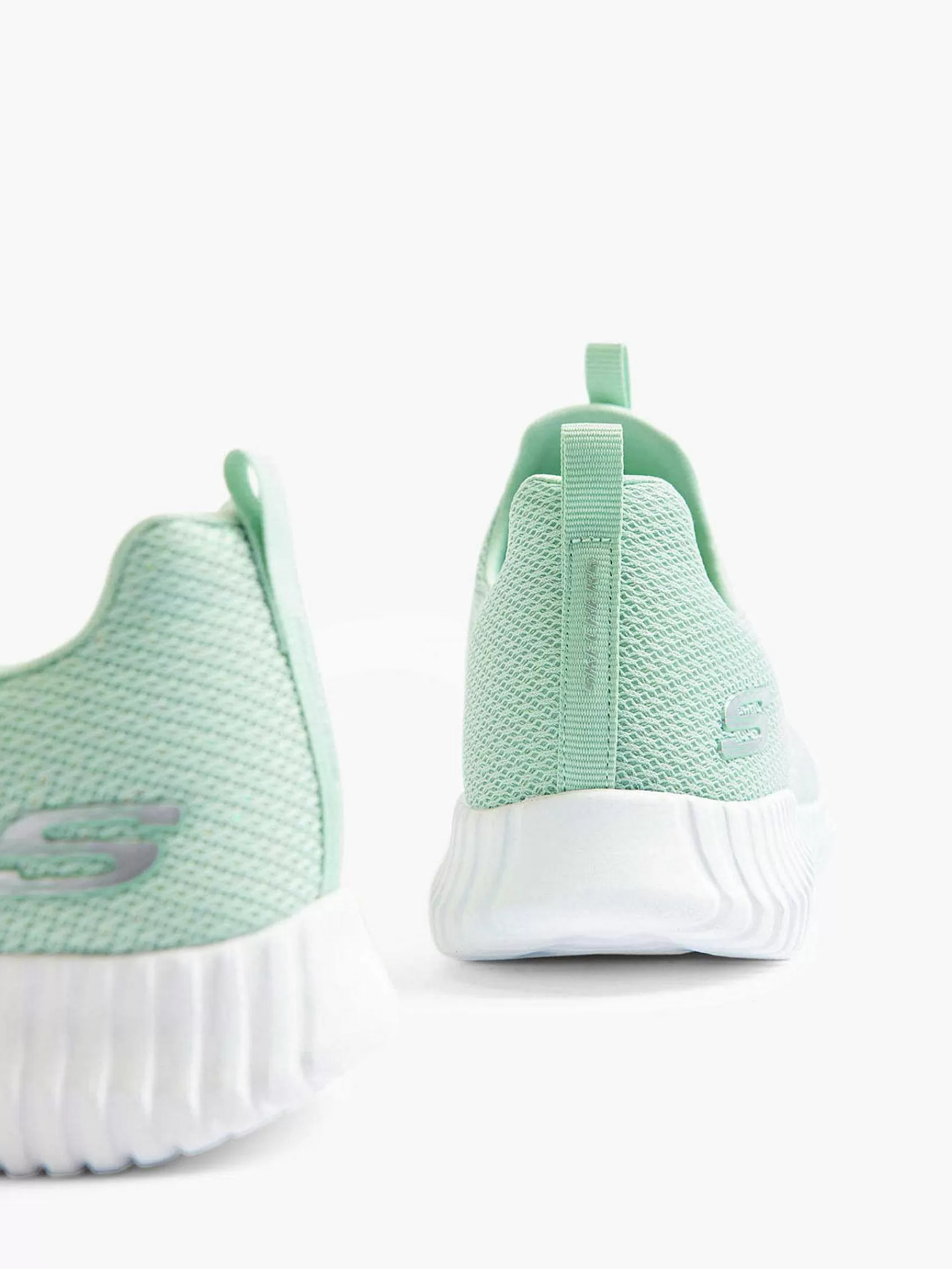 Skechers Sneakers>Groene Social Muse - Shimmering Star