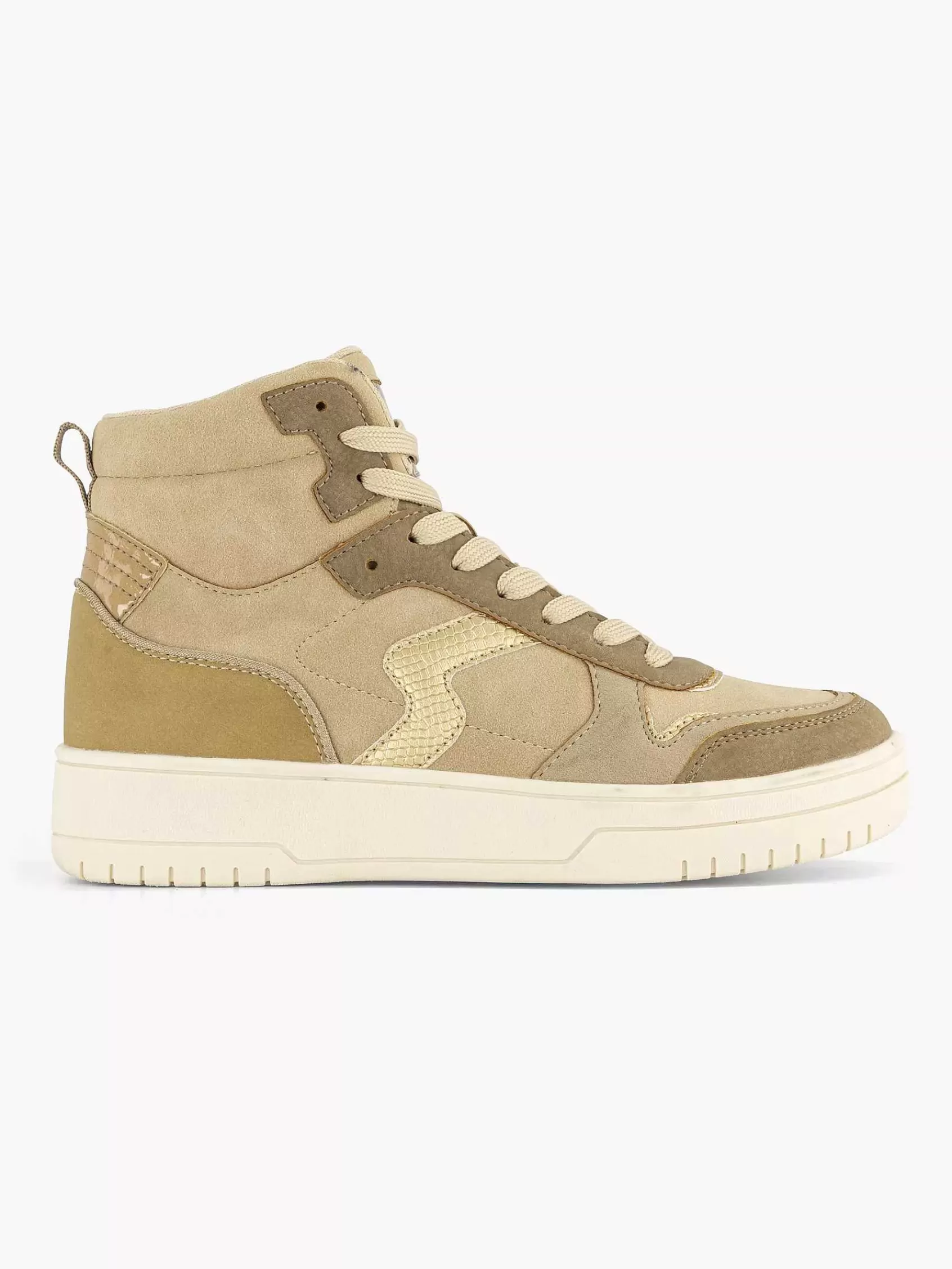 Oxmox Sneakers>Hoge Sneaker Taupe
