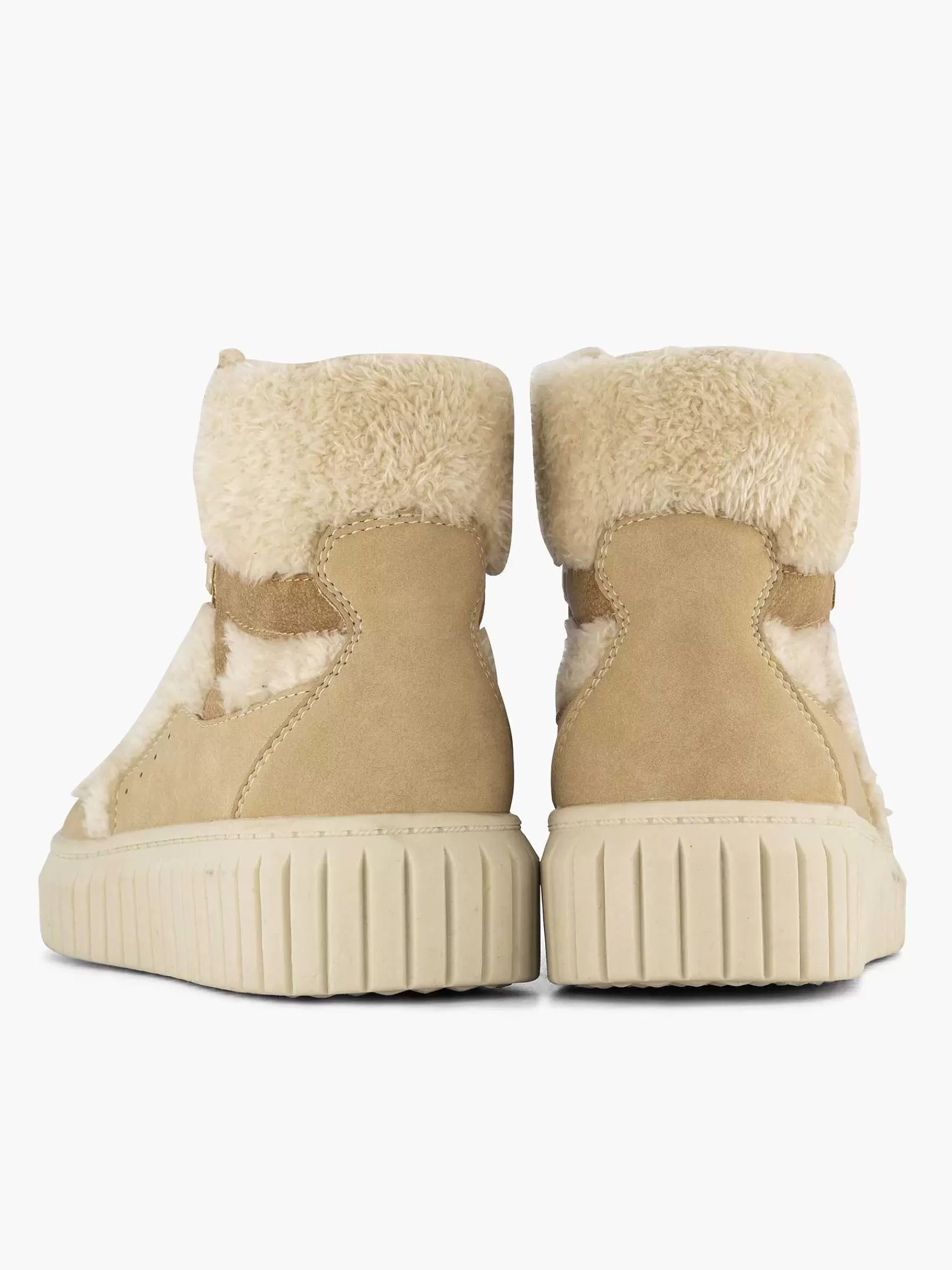 Graceland Sneakers>Hoge Sneaker Teddy Beige