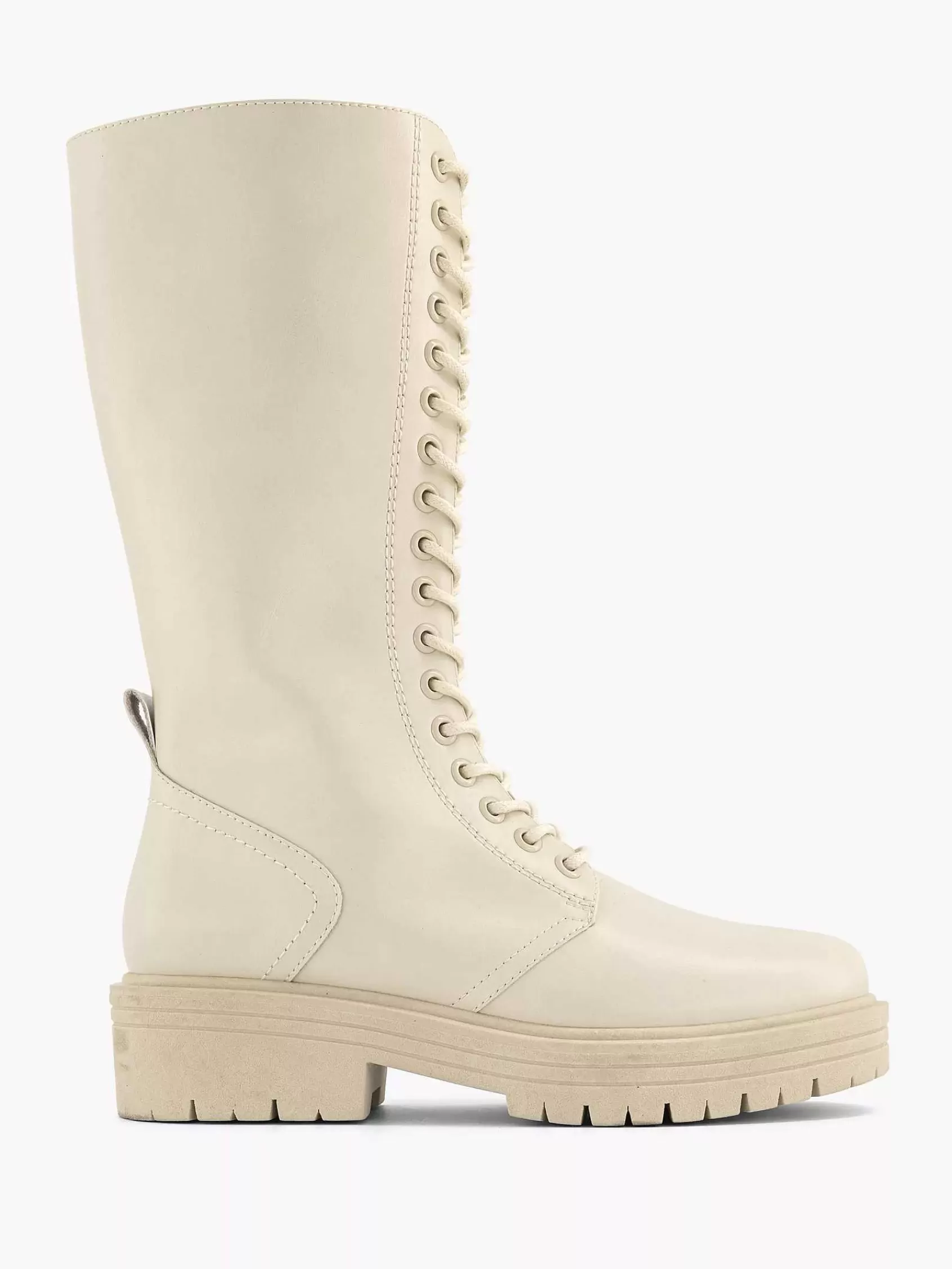 Oxmox Laarzen>Hoge Veterboot Beige