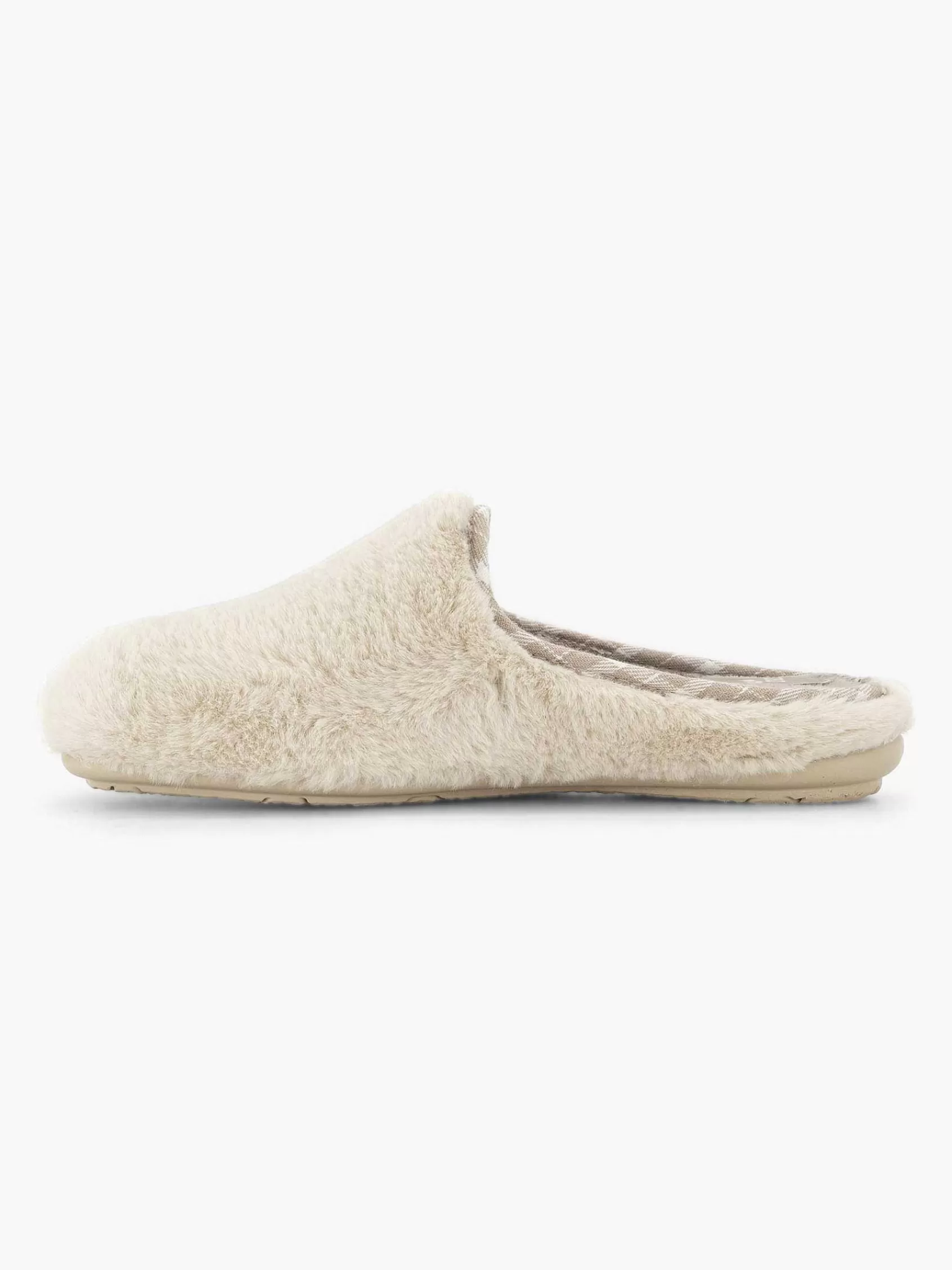 Casa mia Pantoffels>Instap Pantoffel Teddy Beige