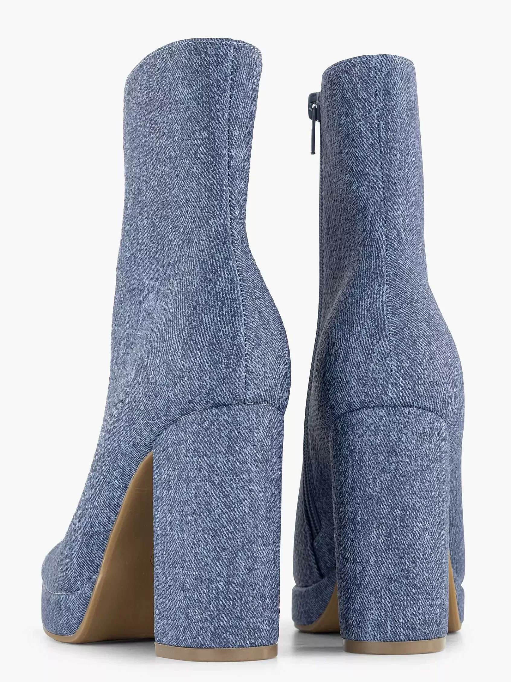Oxmox Enkellaarzen & Boots>Jeans E Enkellaars Hoge Hak Blauw