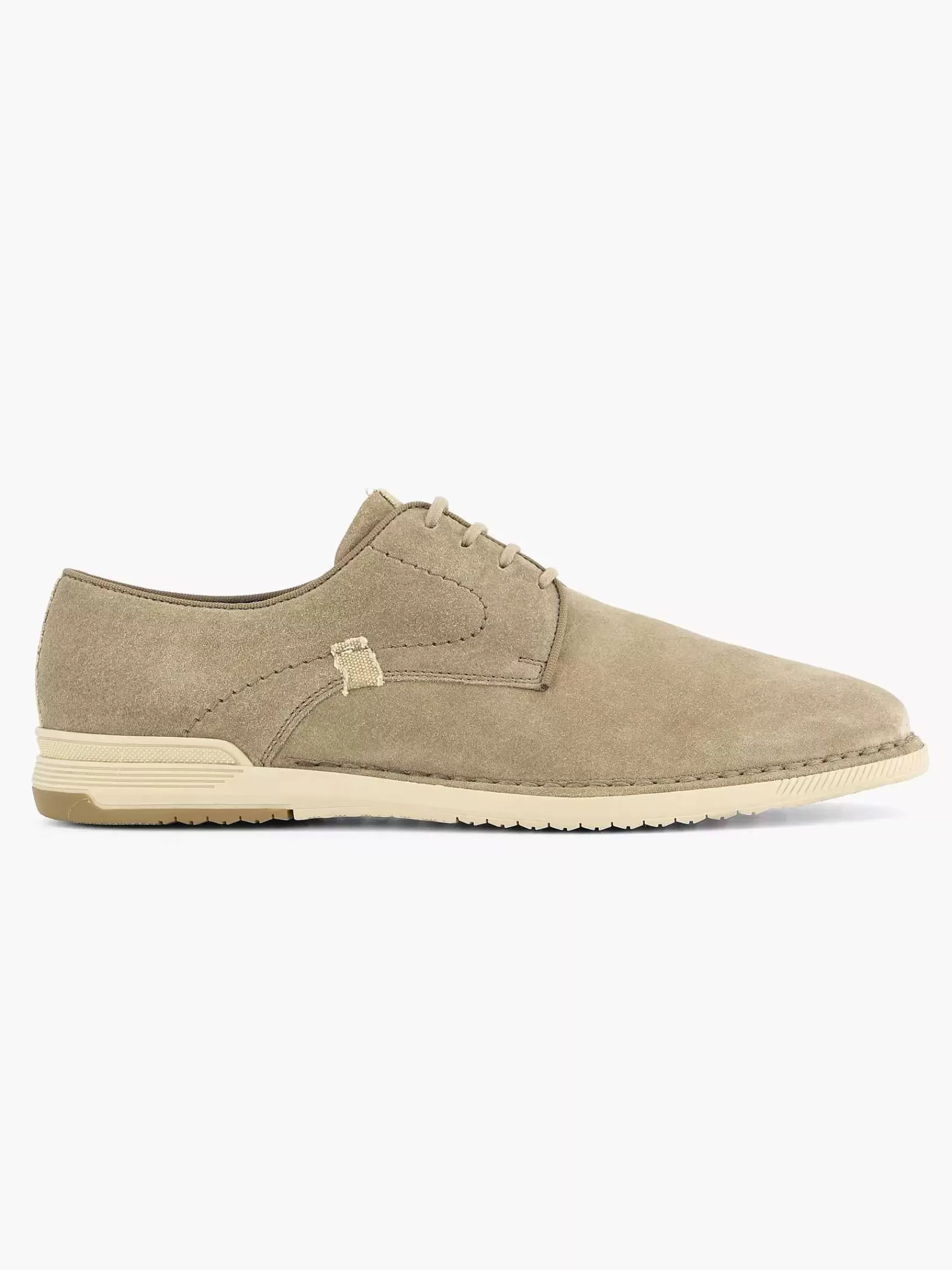 Gallus Comfort>Kleurige Leren Veterschoen Zand