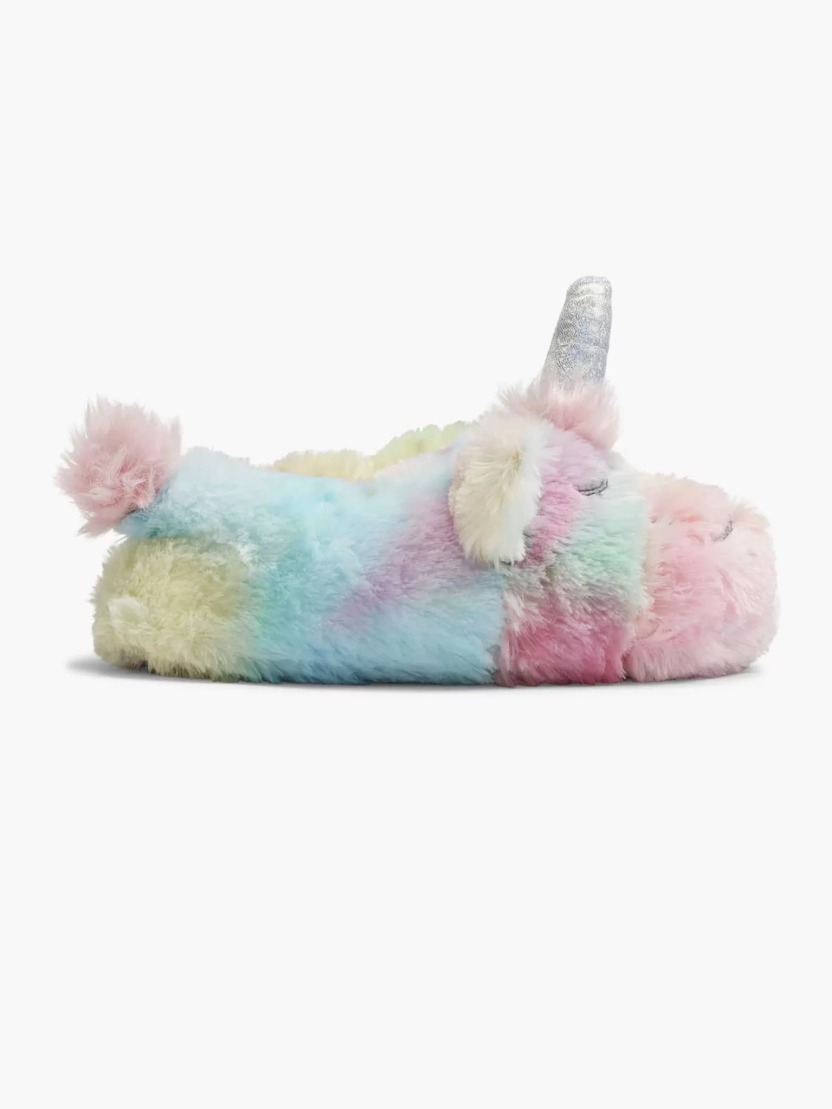 Casa mia Pantoffels>Multicolor Pantoffel Unicorn Veelkleurig