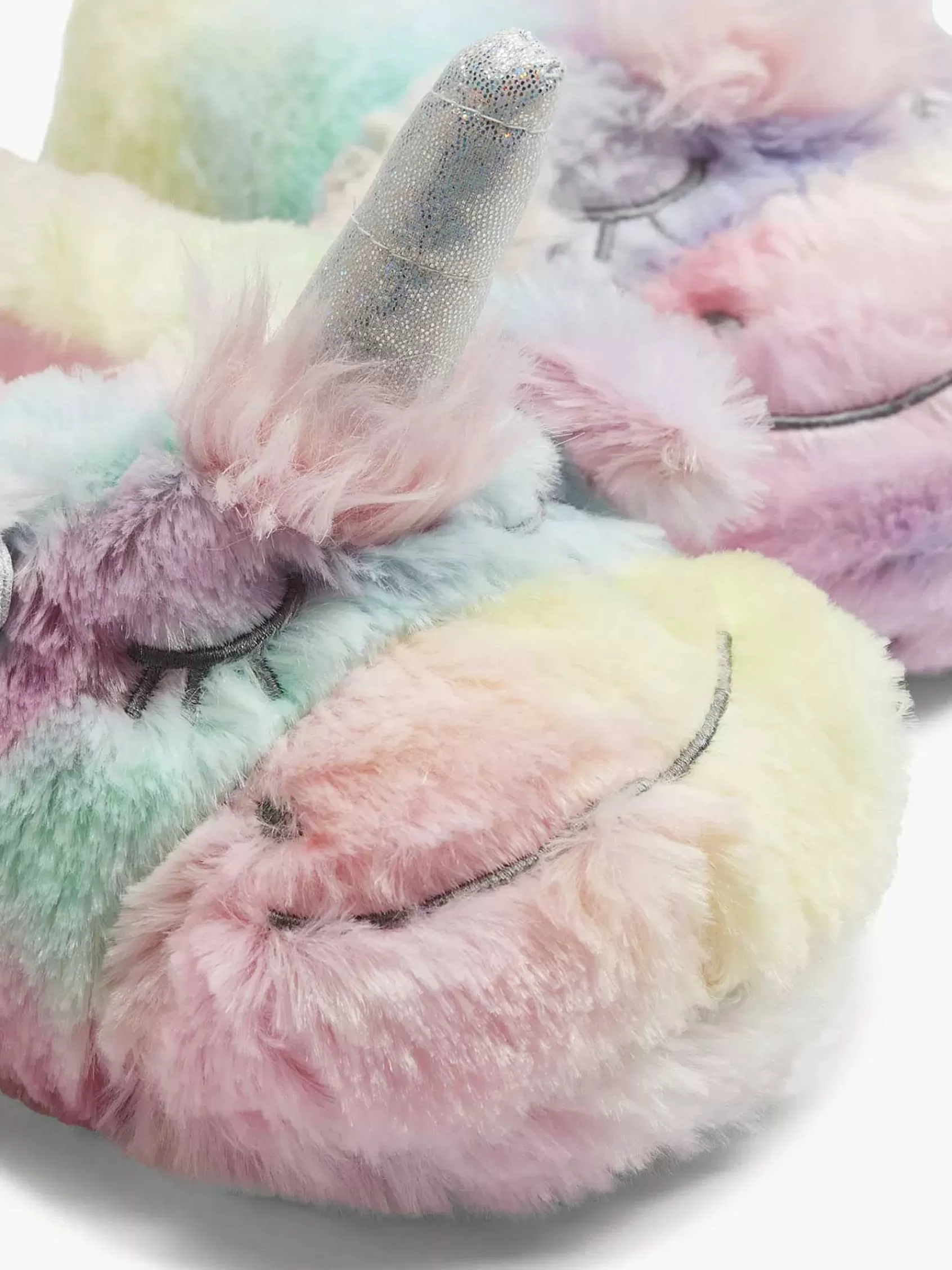 Casa mia Pantoffels>Multicolor Pantoffel Unicorn Veelkleurig