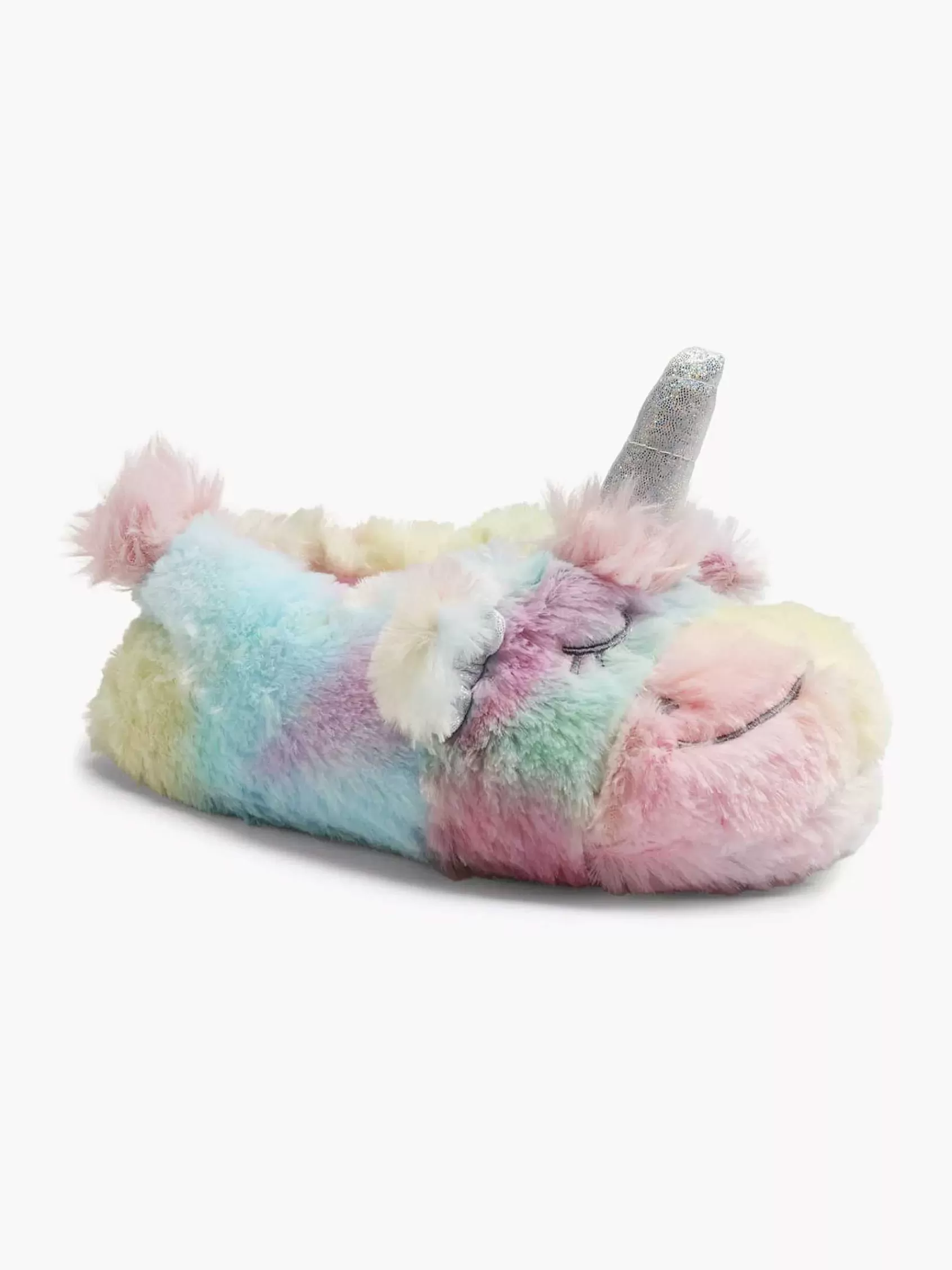 Casa mia Pantoffels>Multicolor Pantoffel Unicorn Veelkleurig