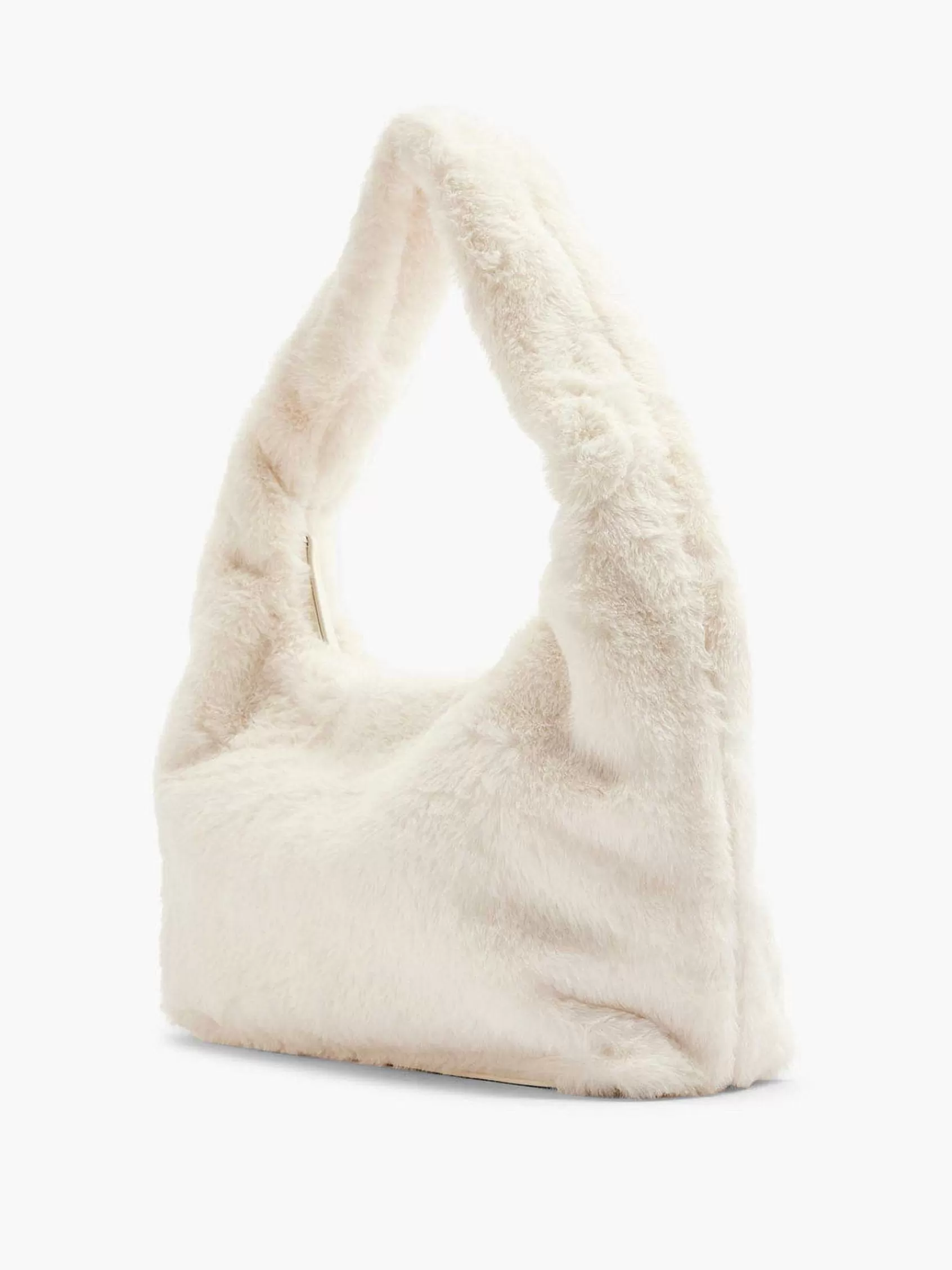 Graceland Tassen>Off White Schoudertas Imitatiebont Gebroken Wit
