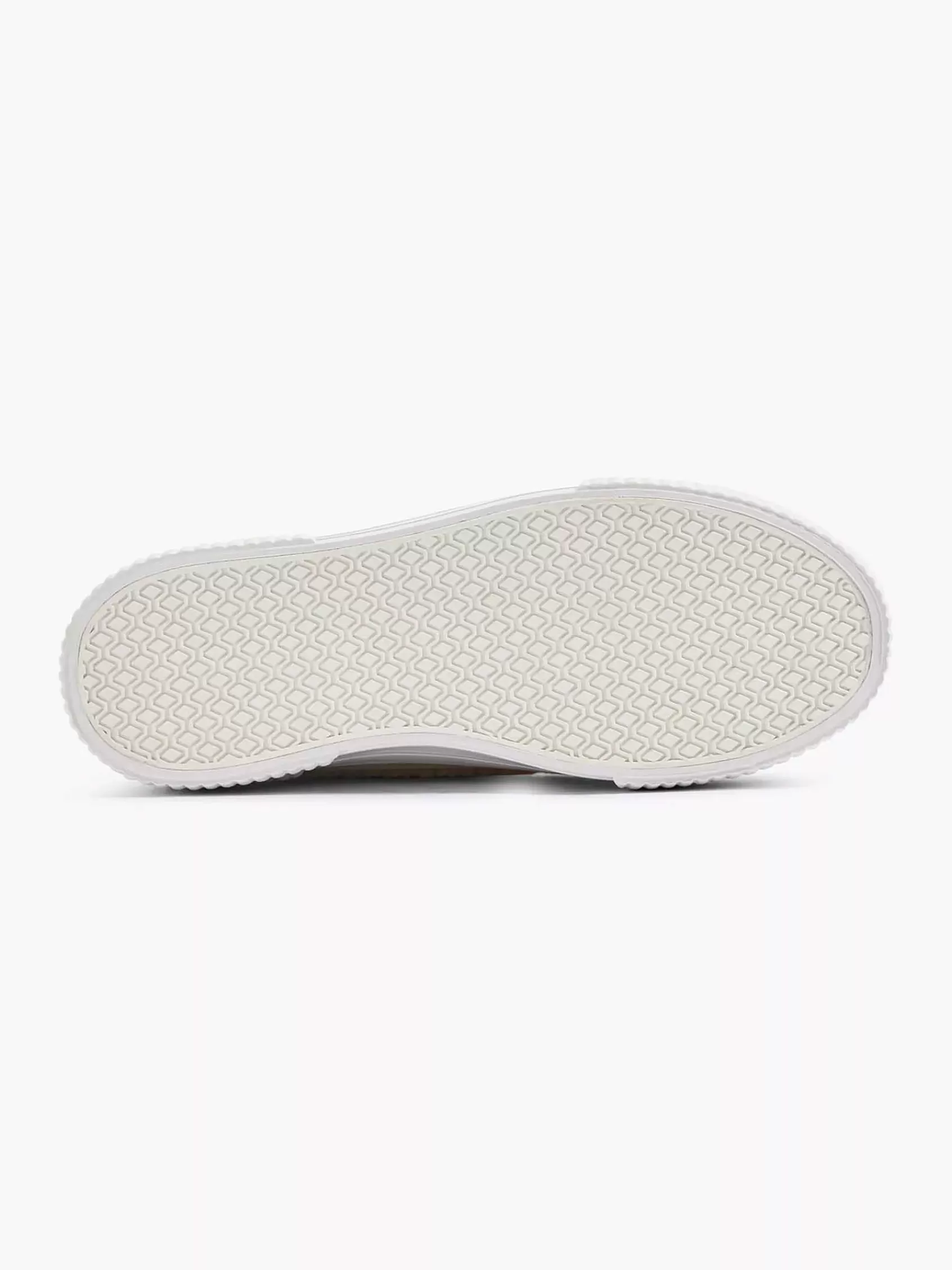 Oxmox Sneakers>Platform Hoge Sneaker Teddy Beige