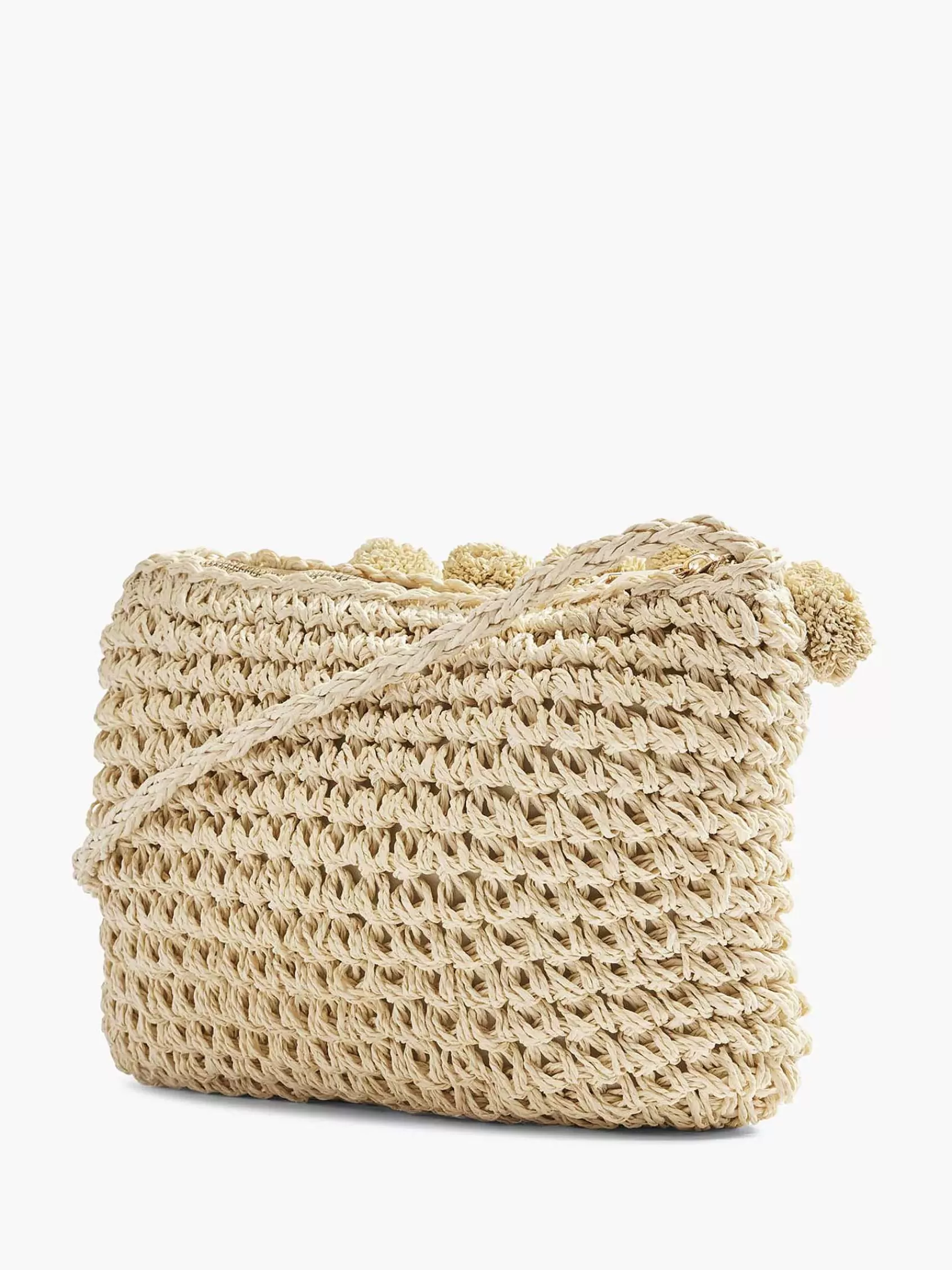 Graceland Tassen>Rieten Schoudertas Beige