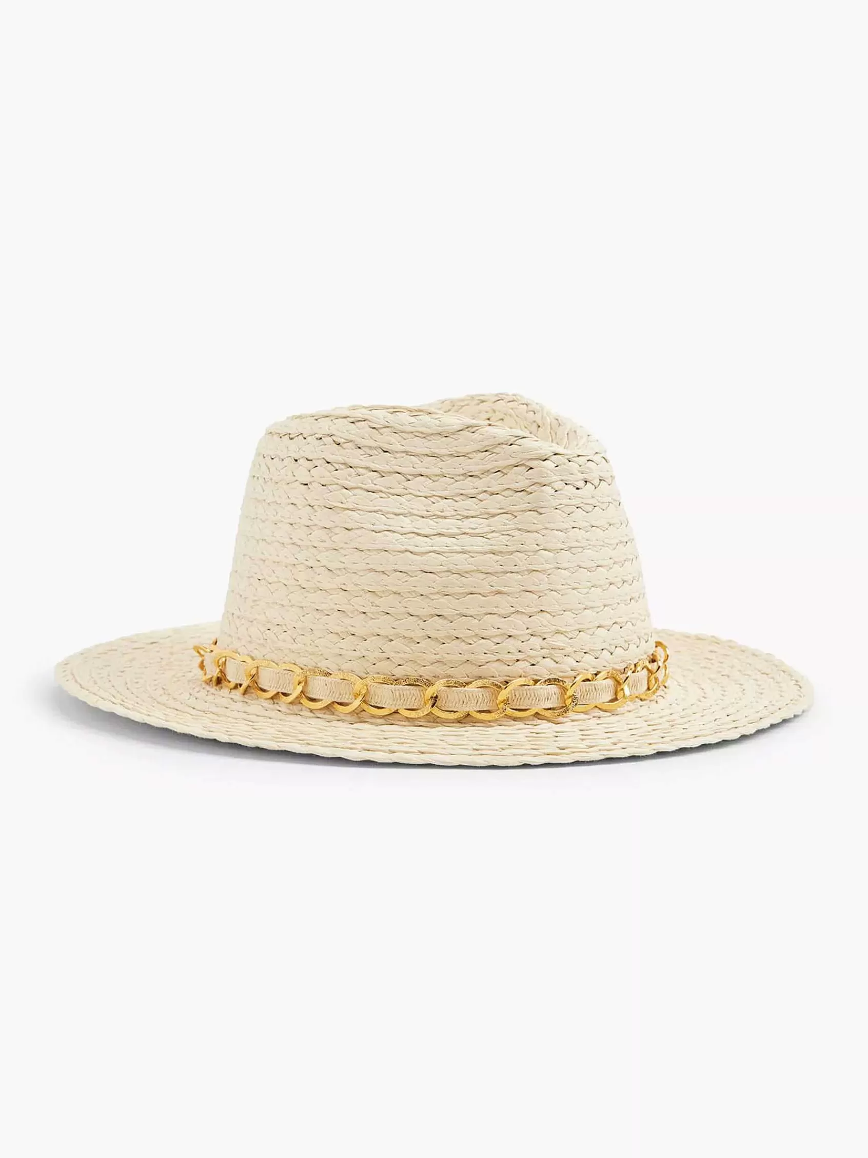 Graceland Mutsen & Petten>Rieten Strandhoed Beige