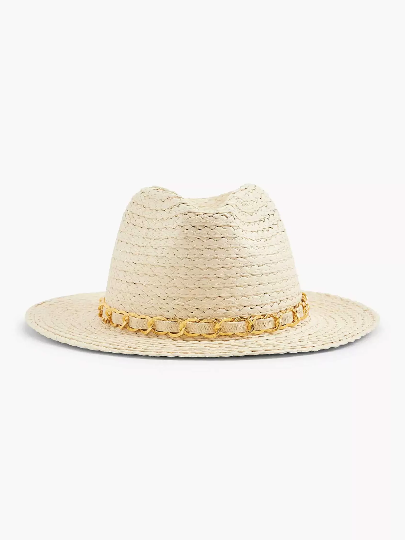 Graceland Mutsen & Petten>Rieten Strandhoed Beige