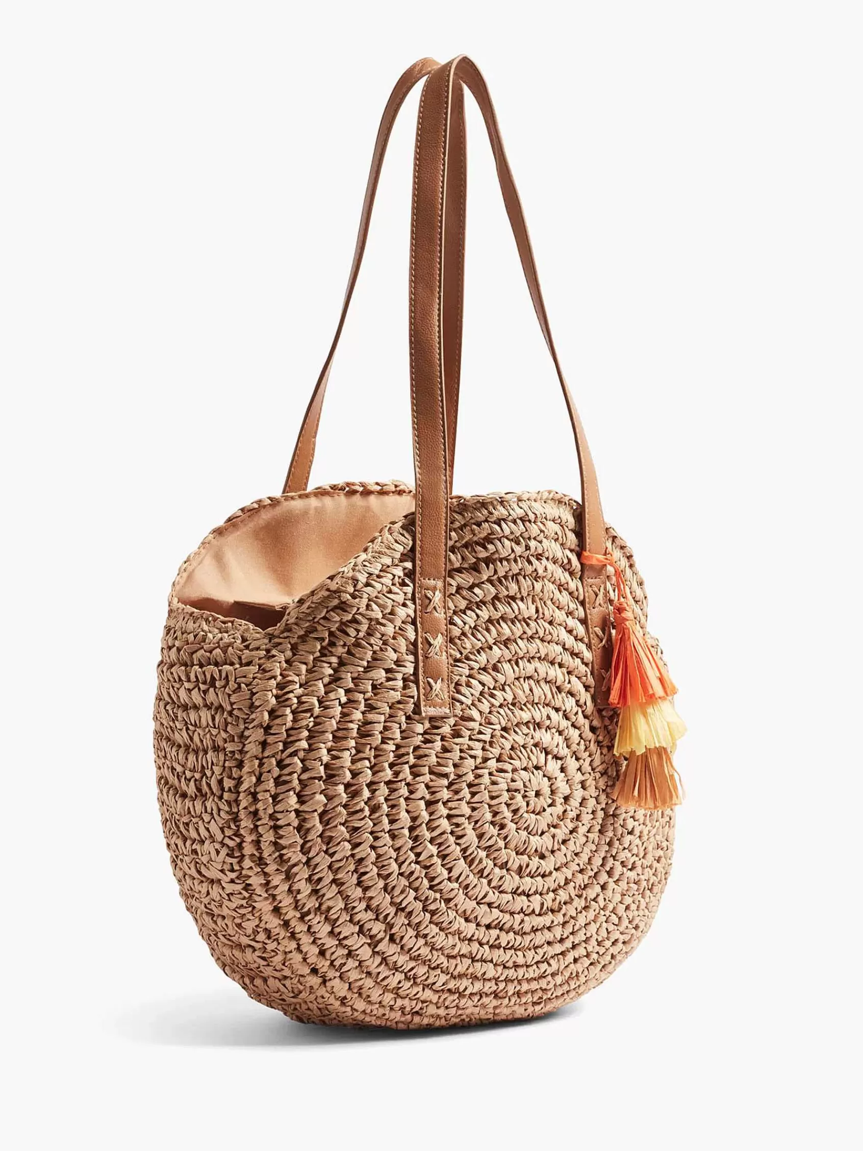 Graceland Tassen>Schoudertas Riet Beige