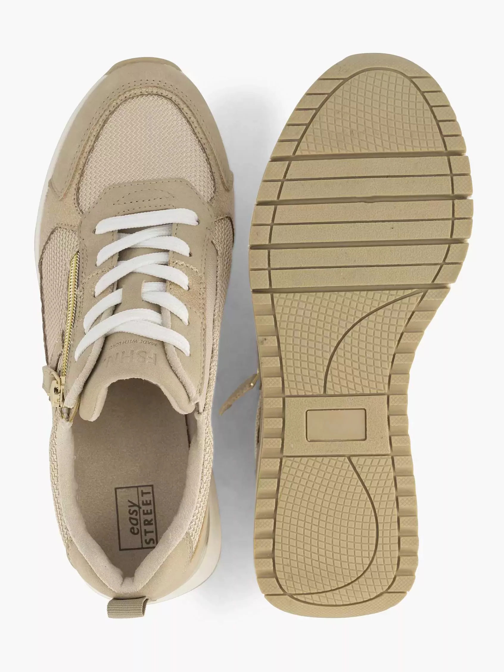 Easy Street Comfort>Sneaker Beige