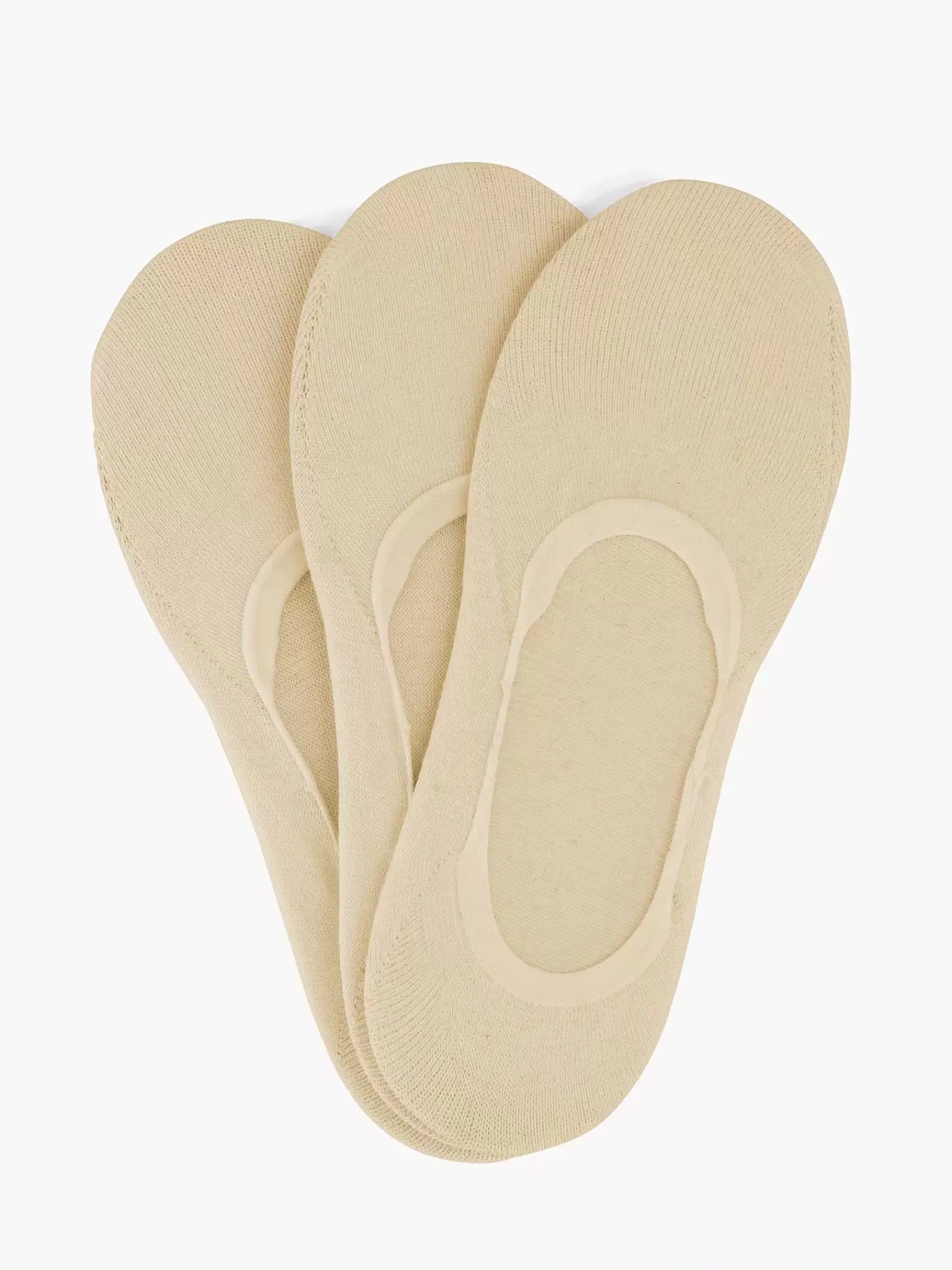 Graceland Sokken>Sneakersok 35-38 3 Pak Beige