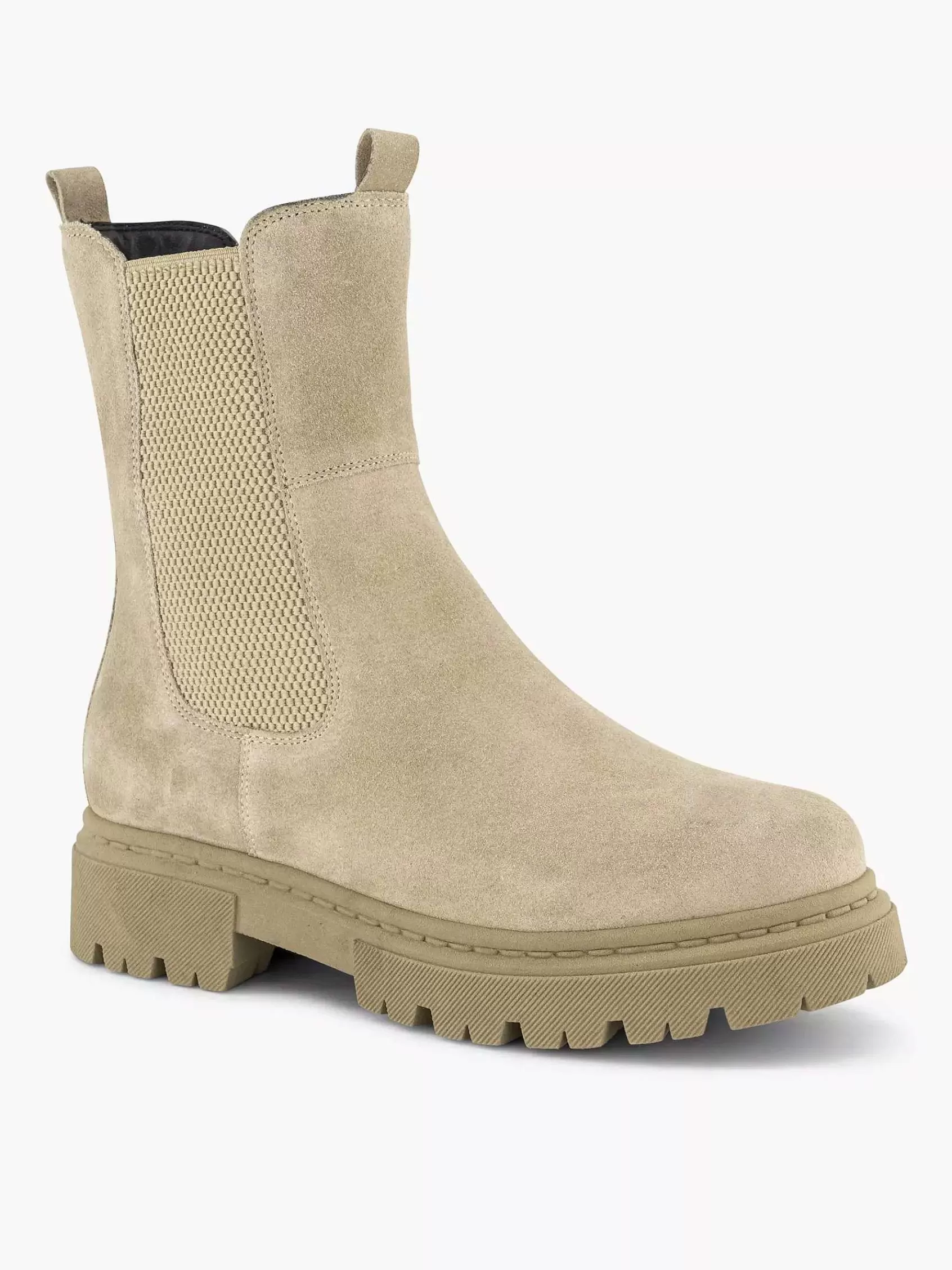 5th Avenue Enkellaarzen & Boots>Suede Chelsea Boot Beige