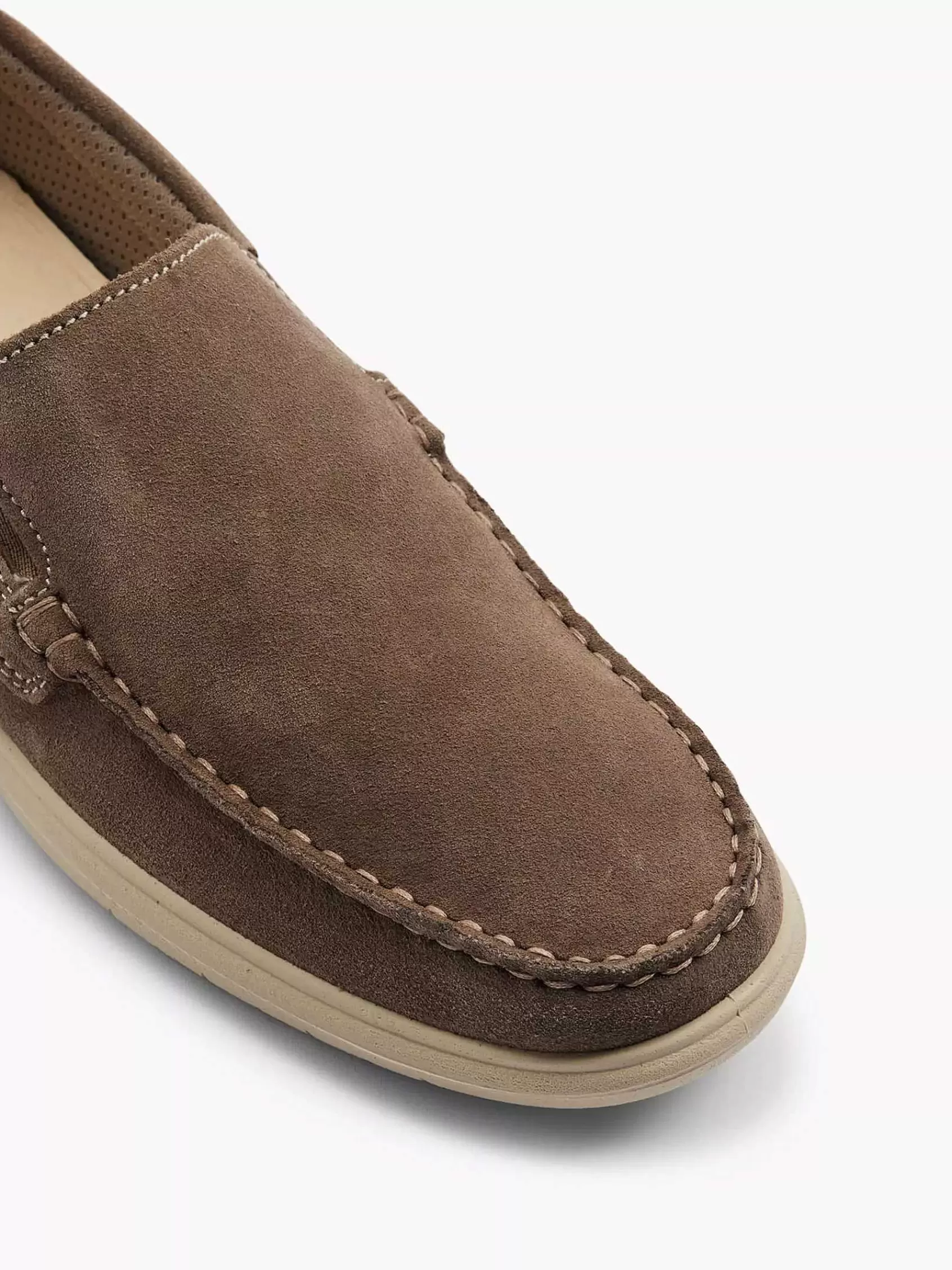 Gallus Comfort>Suede Instapper Taupe