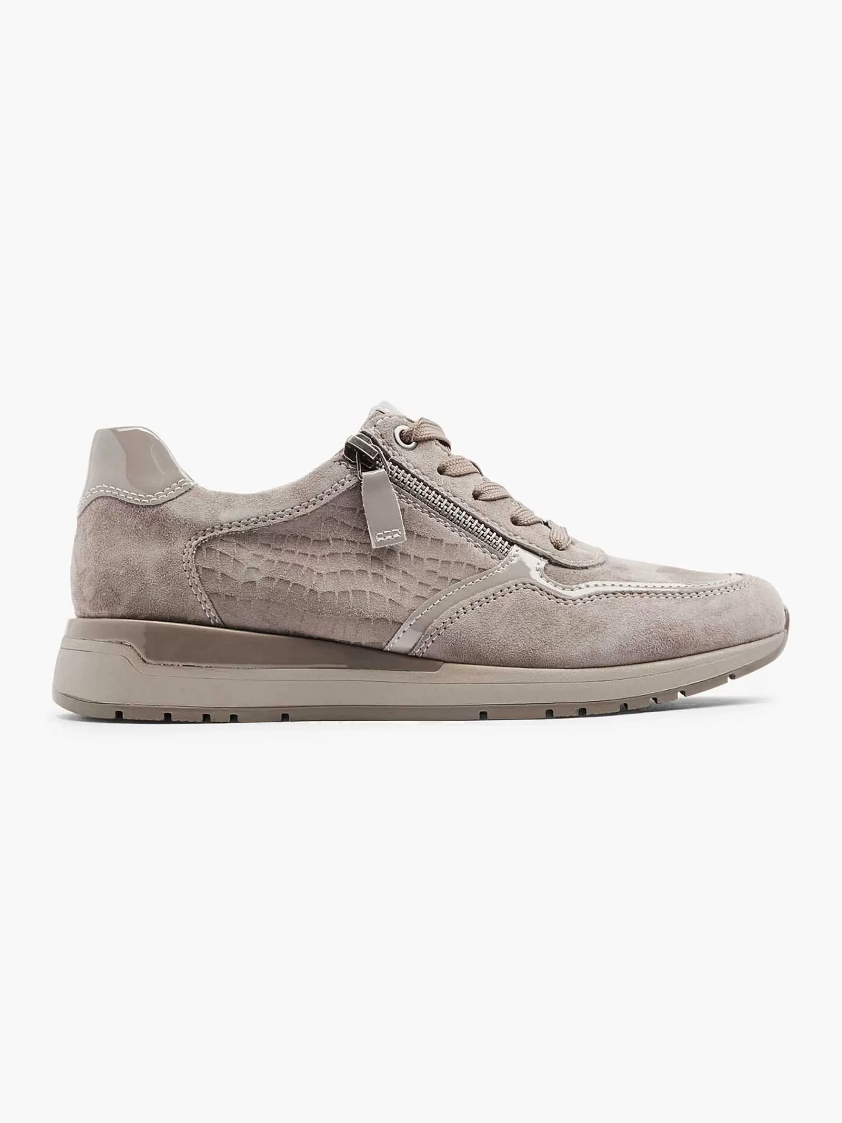Medicus Comfort>Taupe Leren Sneaker Beige