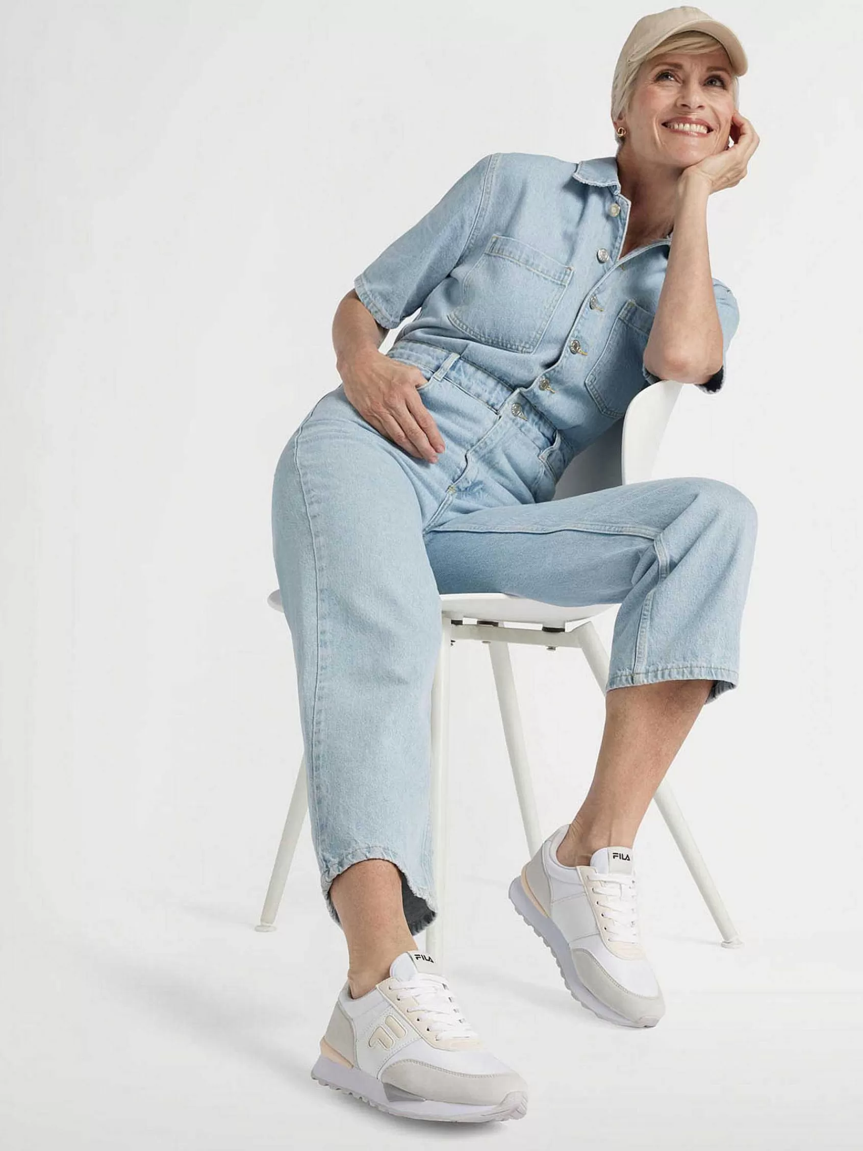 FILA Sneakers>Te Chunky Sneaker Wit