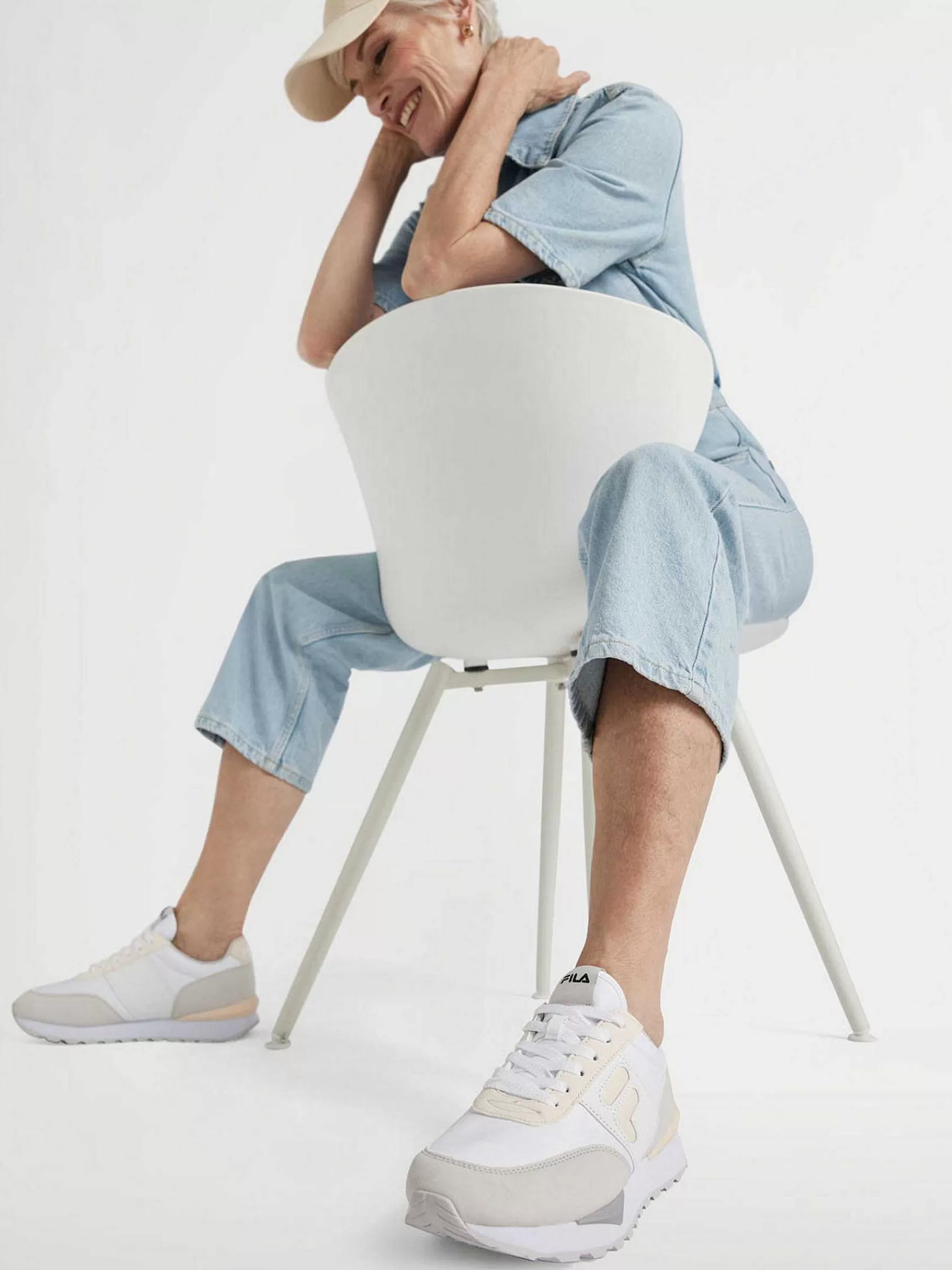 FILA Sneakers>Te Chunky Sneaker Wit