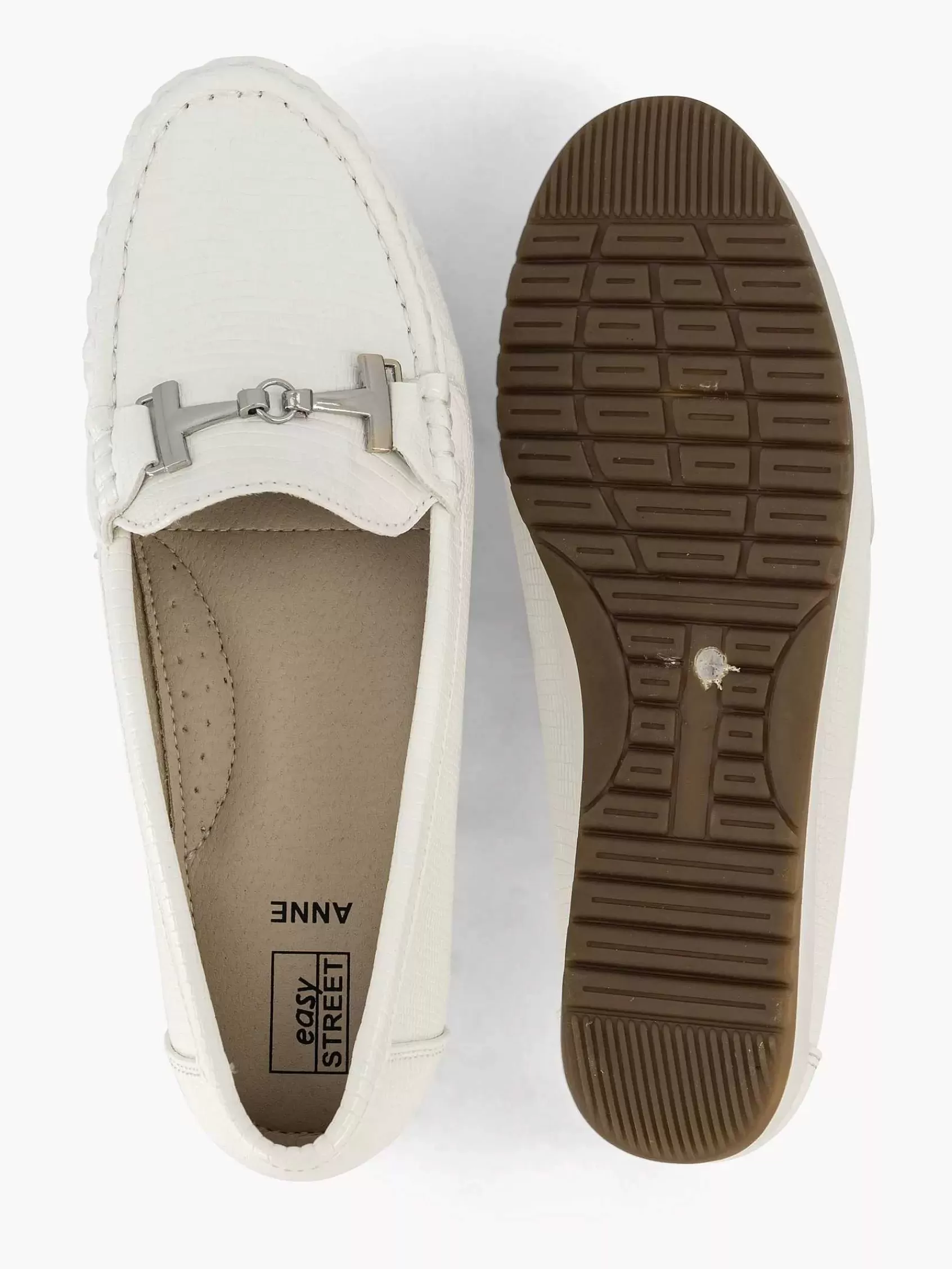 Easy Street Comfort>Te Instapper Sierketting Wit