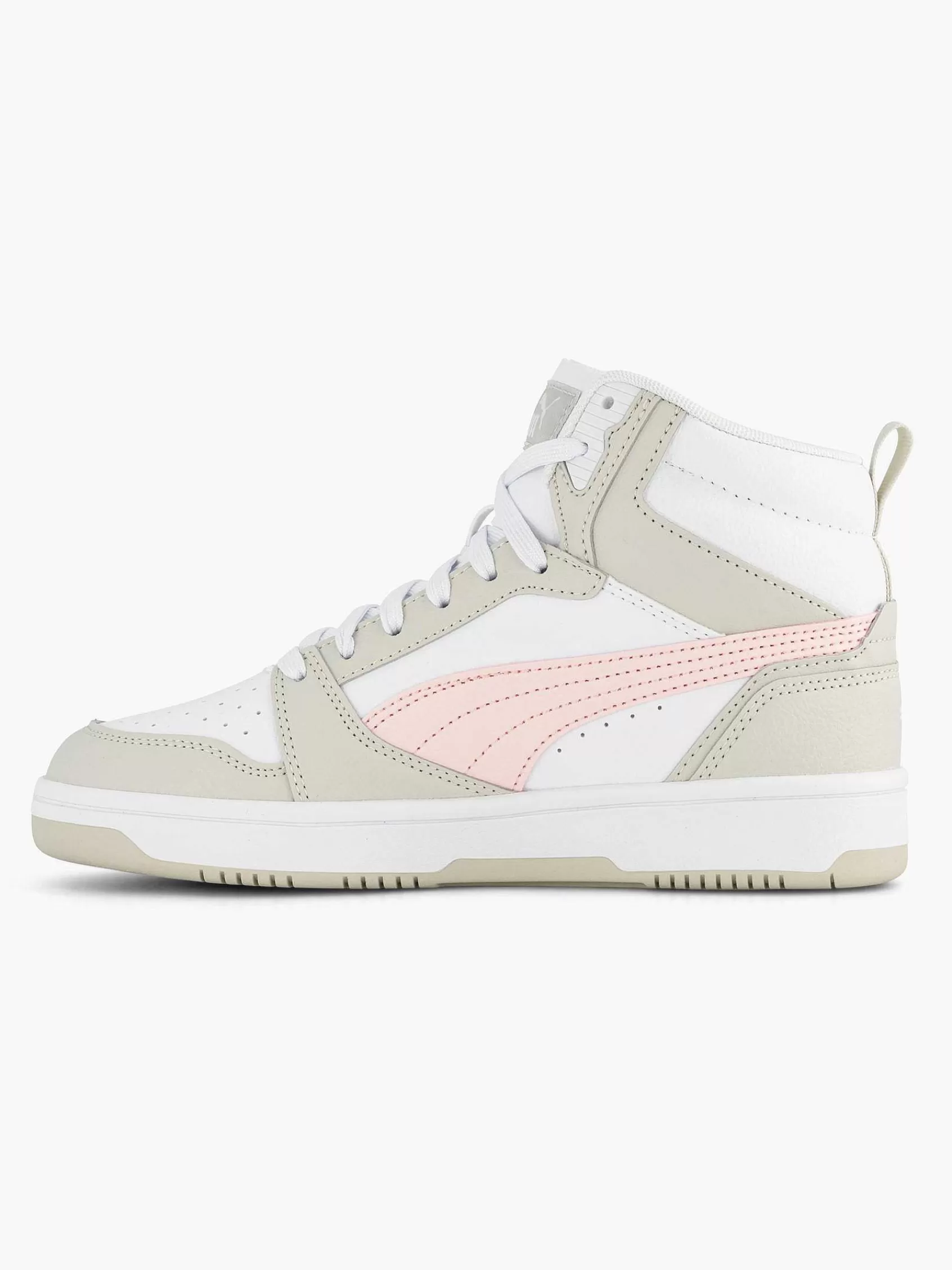 Puma Sneakers>Te Rebound V6 Mid Jr Wit