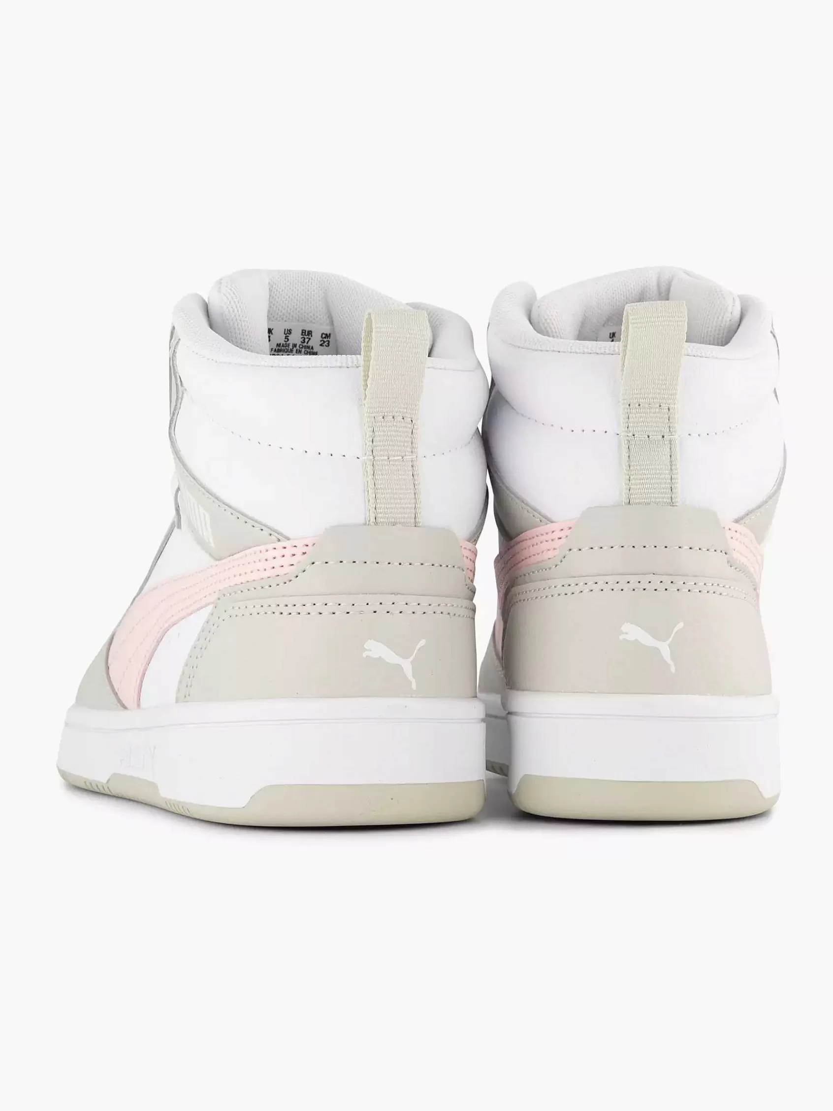 Puma Sneakers>Te Rebound V6 Mid Jr Wit