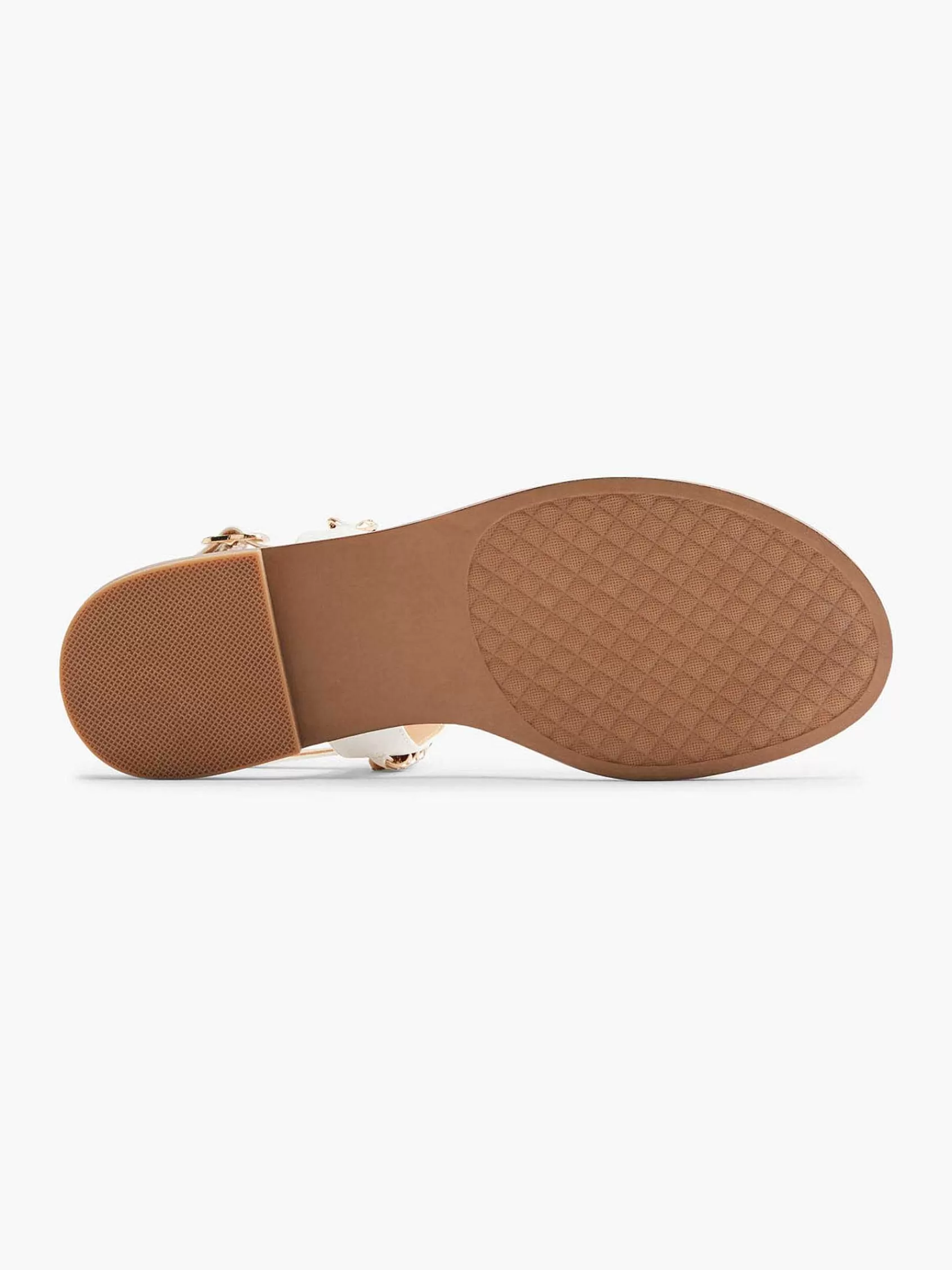 Graceland Sandalen>Te Sandaal Sierketting Wit