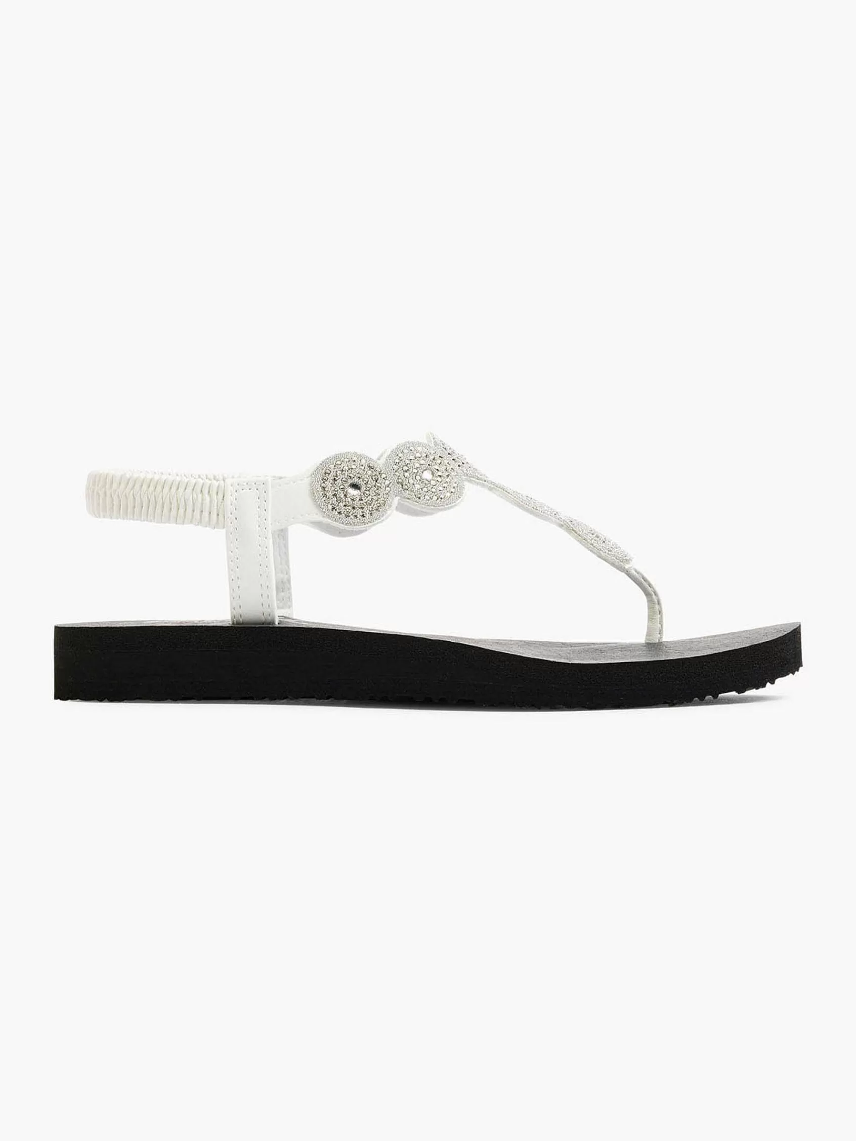 Skechers Sandalen>Te Sandaal Steentjes Wit