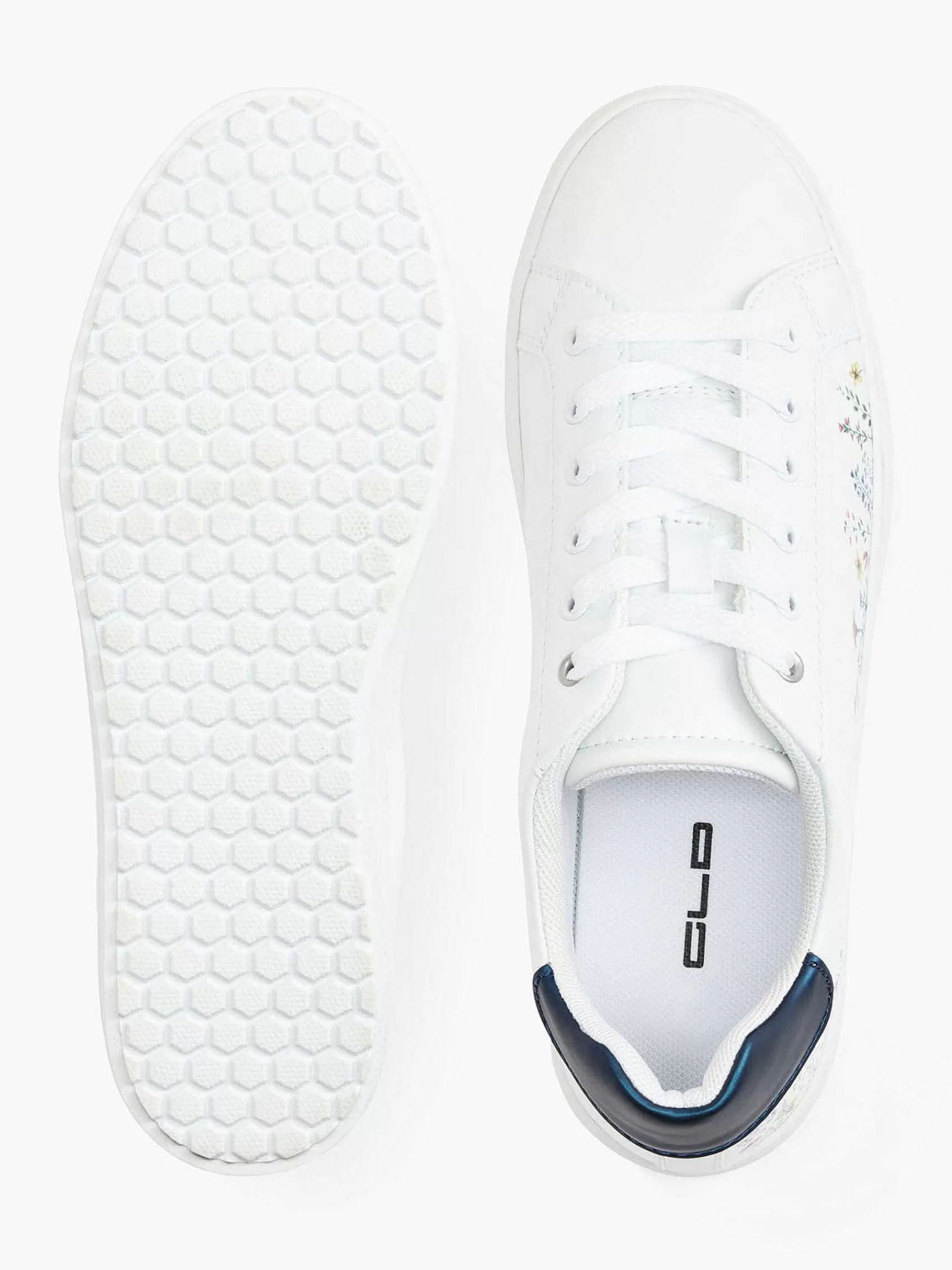 Graceland Sneakers>Te Sneaker Bloemen Wit