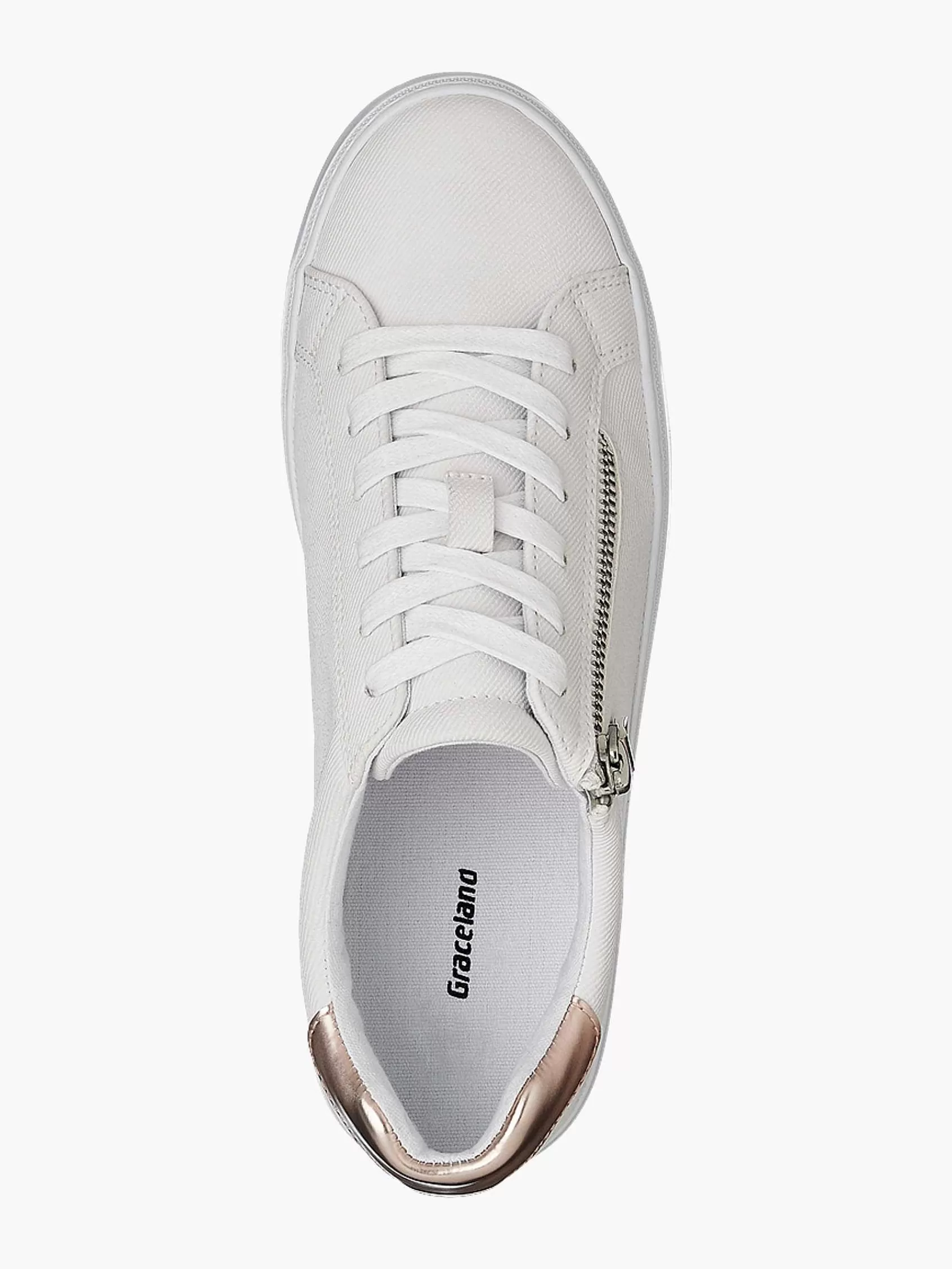 Graceland Sneakers>Te Sneaker Sierrits Wit