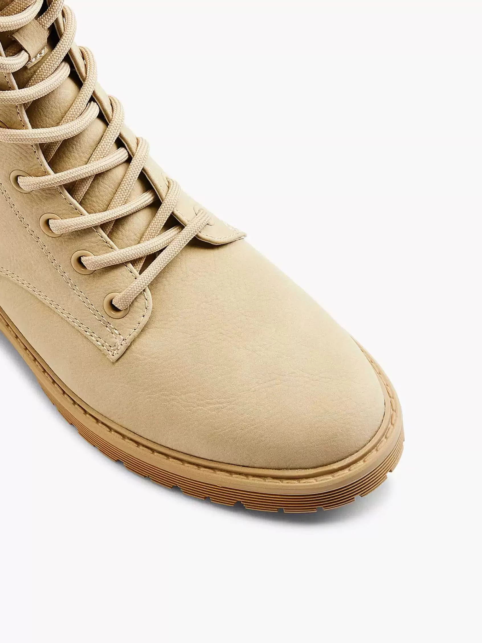 Graceland Enkellaarzen & Boots>Veterboot Beige