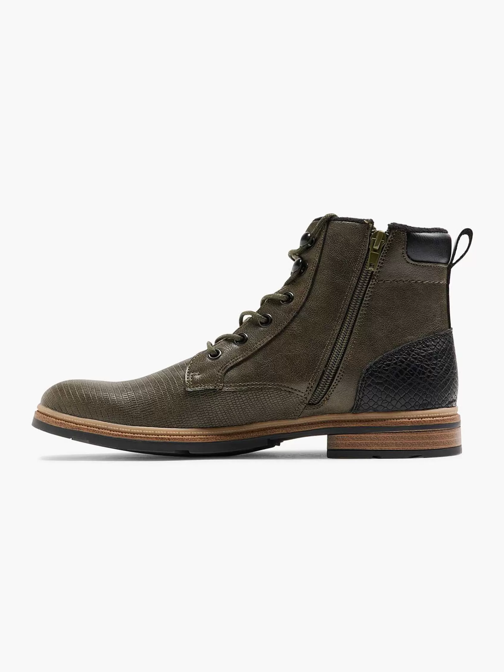 AM SHOE Boots & Laarzen>Veterboot Khaki