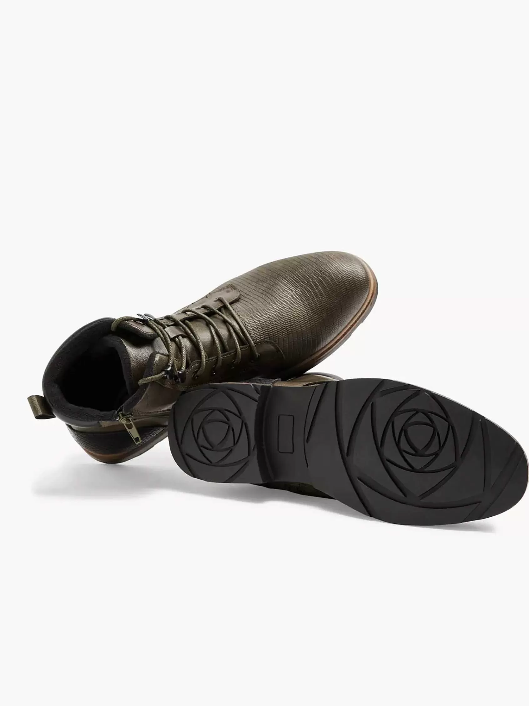AM SHOE Boots & Laarzen>Veterboot Khaki