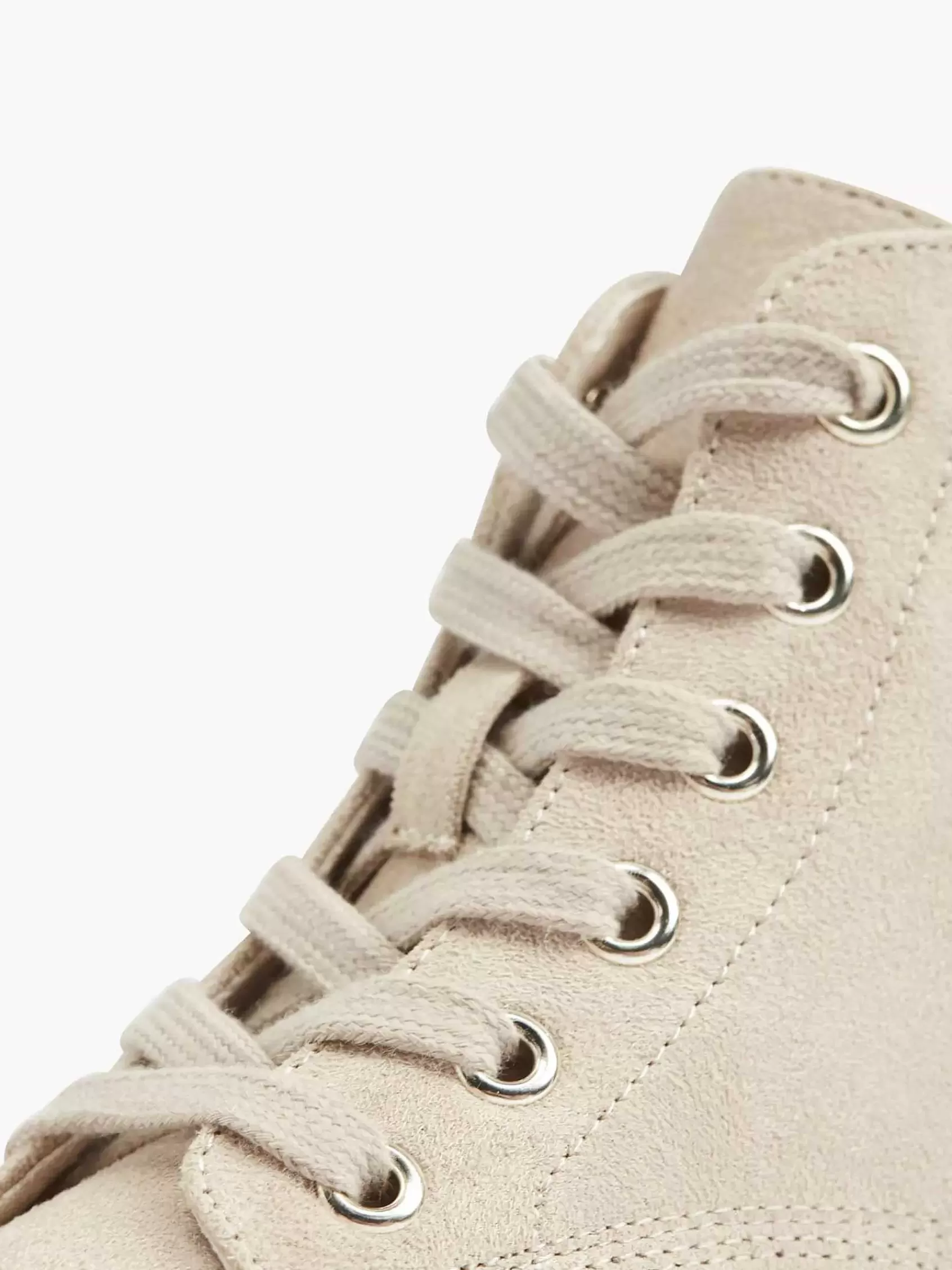 Graceland Enkellaarzen & Boots>Veterboot Beige