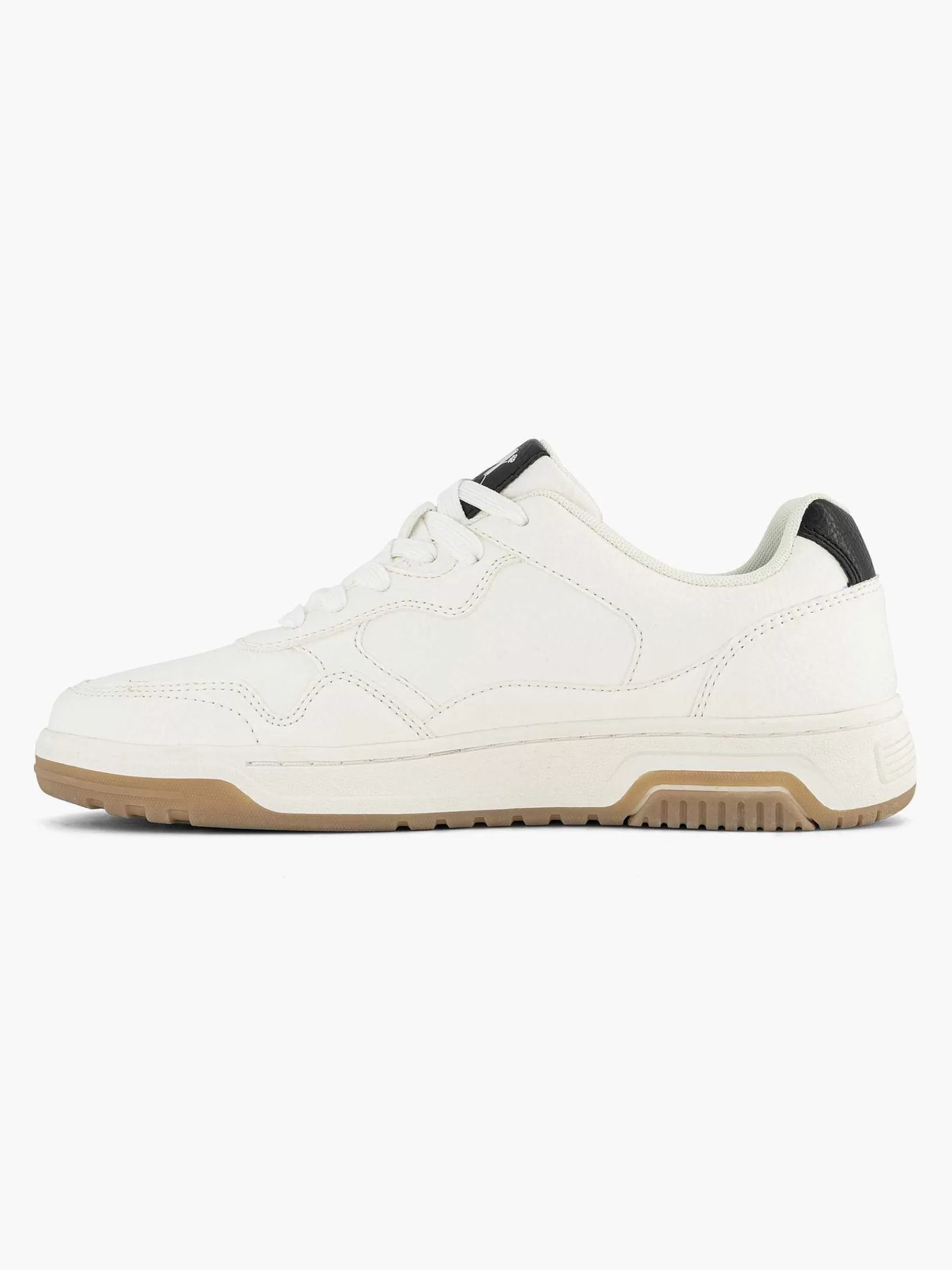 Memphis One Sneakers>Witte Lage Sneakers Zwart Wit