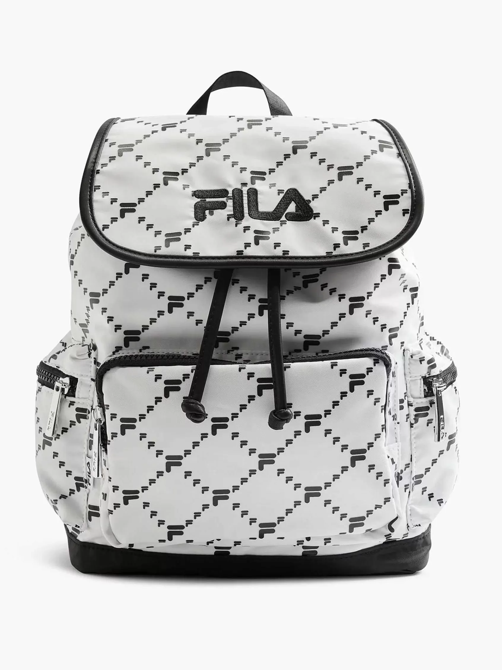 FILA Tassen>Zwart/ Te Rugzak Print Wit