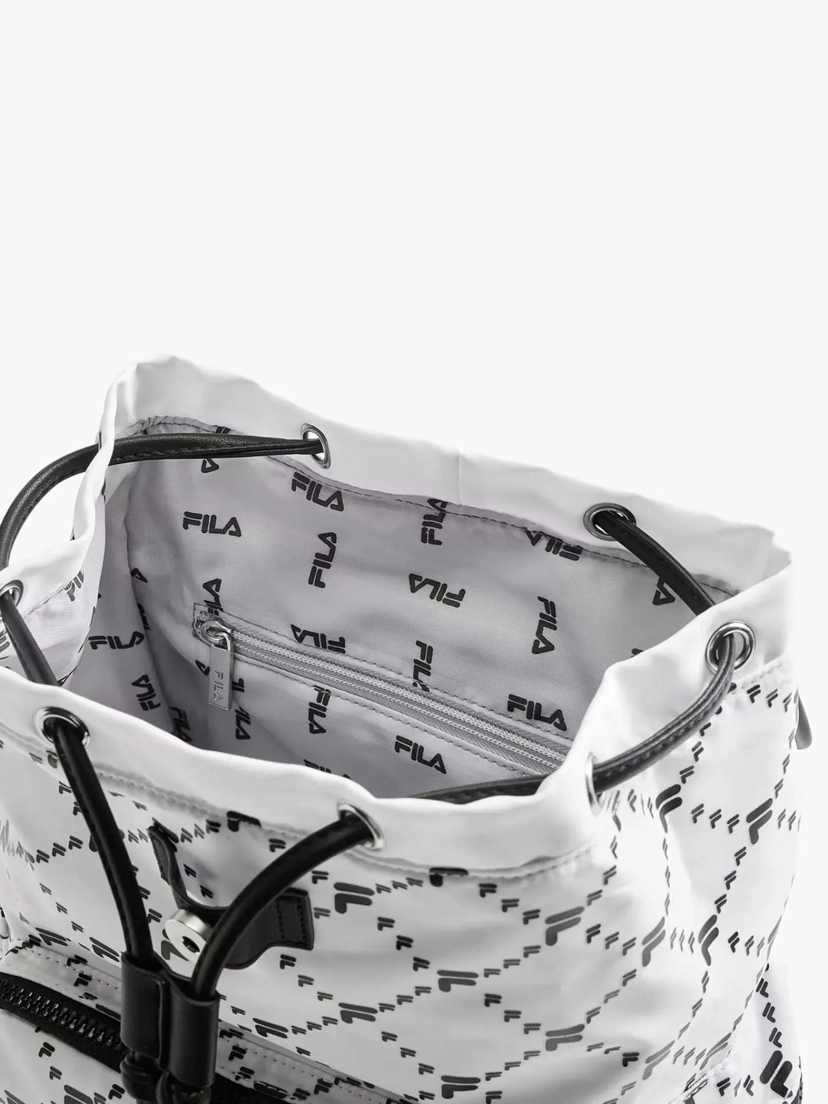 FILA Tassen>Zwart/ Te Rugzak Print Wit