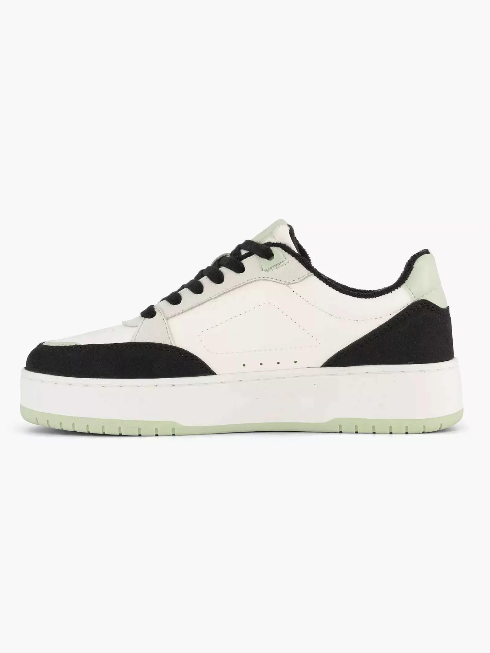 ONLY Shoes Sneakers>Zwart/ Witte Sneaker Memory Foam Zwart Wit