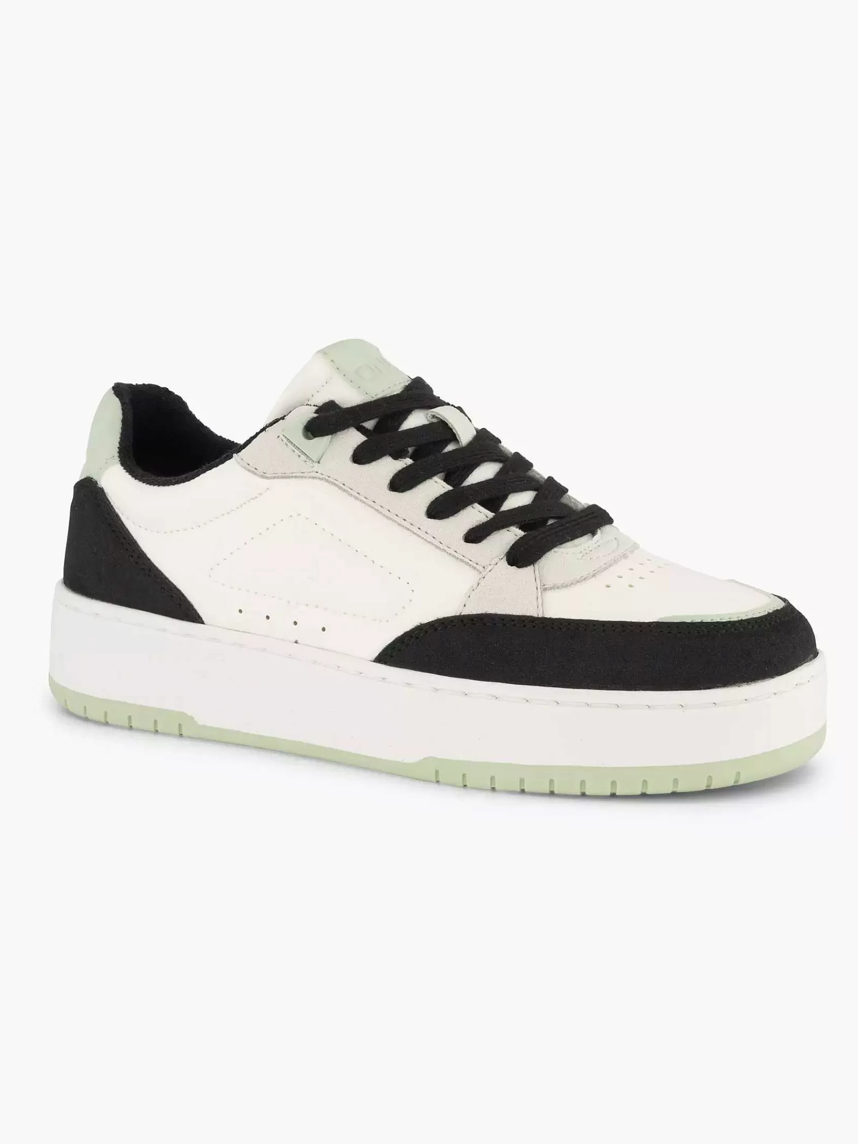 ONLY Shoes Sneakers>Zwart/ Witte Sneaker Memory Foam Zwart Wit