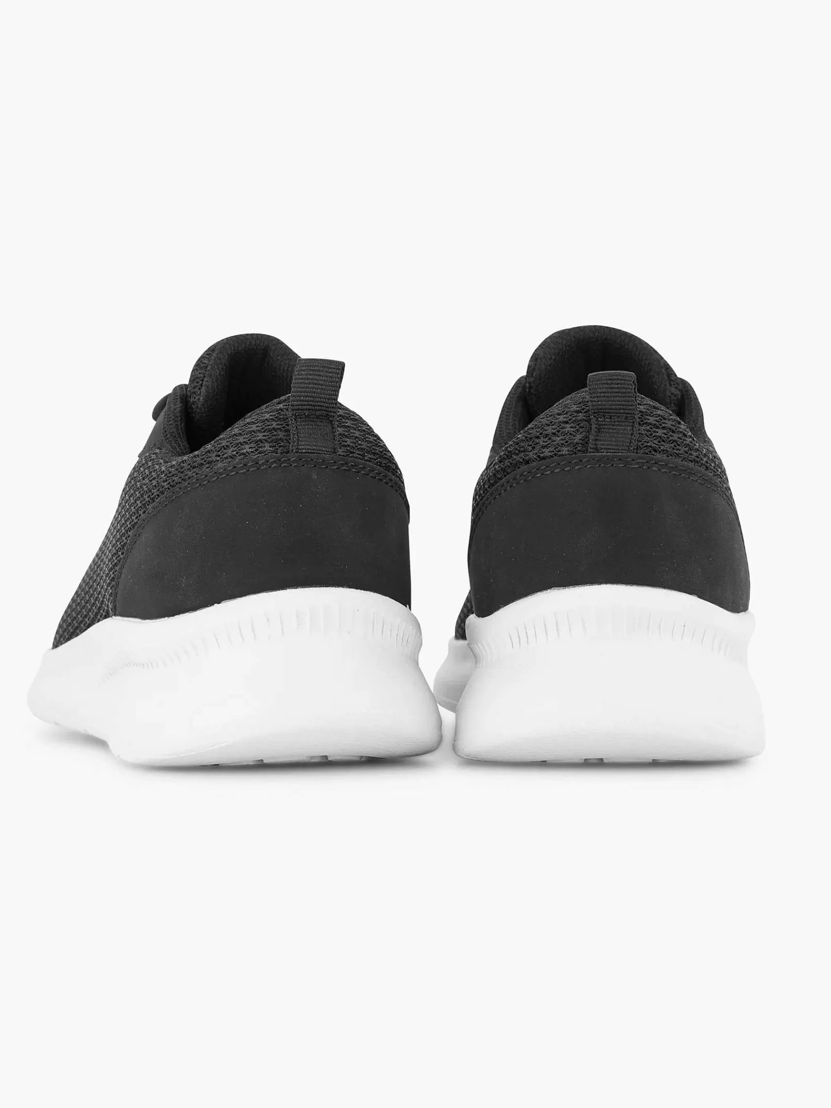 Venice Sneakers>Zwarte Sneaker Zwart Wit